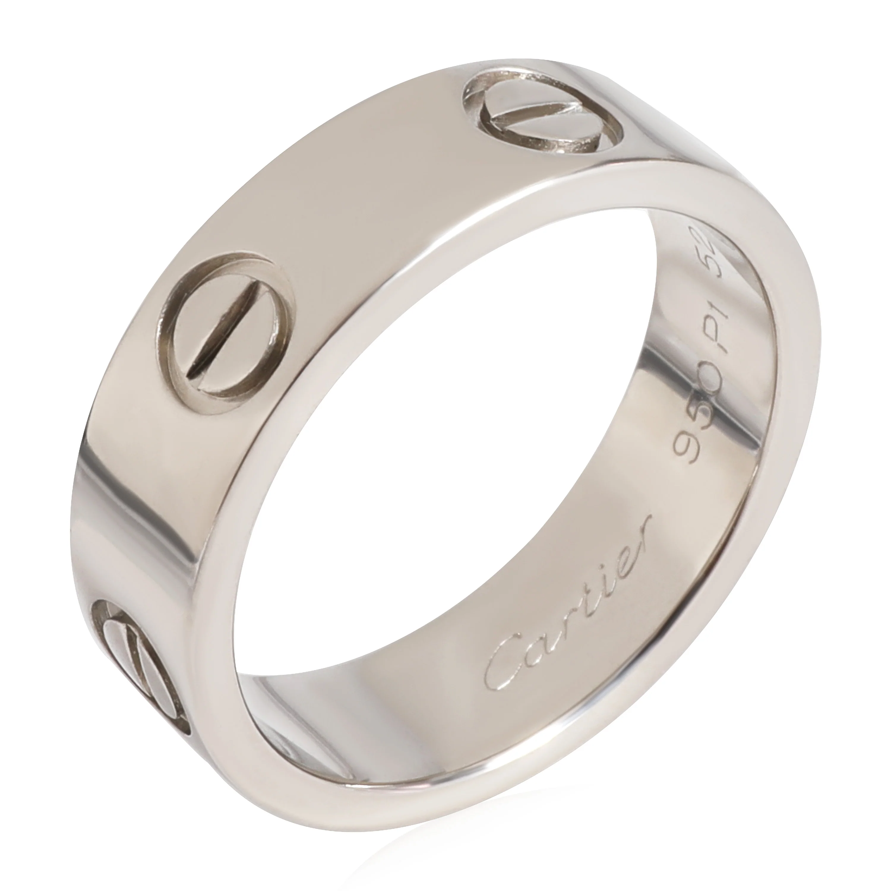 Cartier Love Ring in Platinum - Image 3