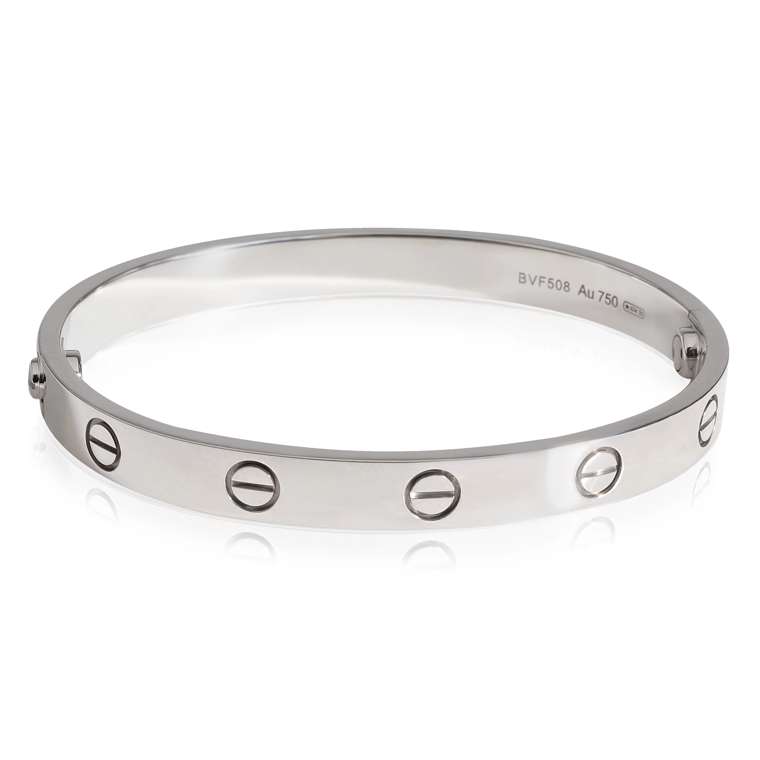 Cartier Love Bracelet (White Gold) - Image 3