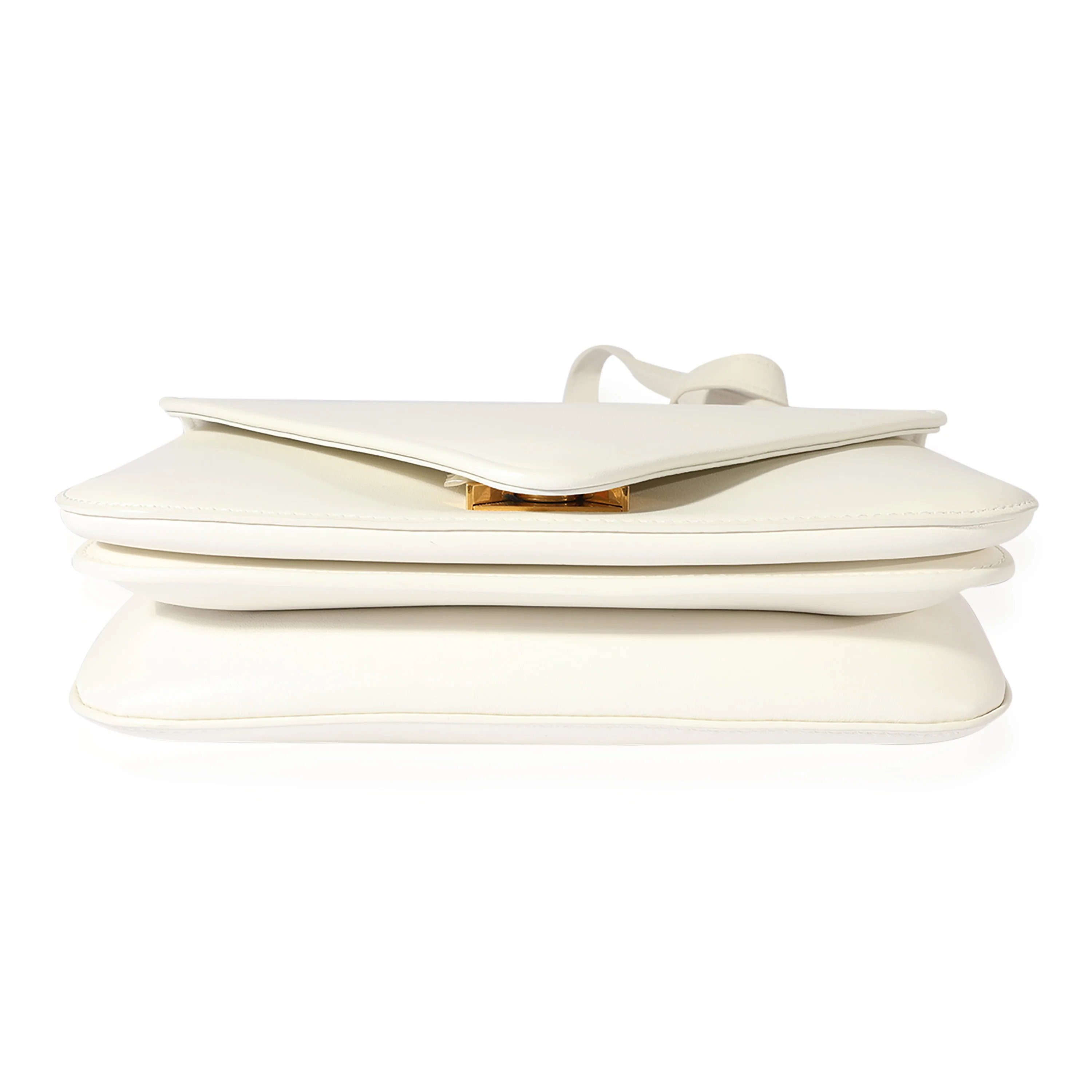 Bottega Veneta White Smooth Leather Mount Bag - Image 5