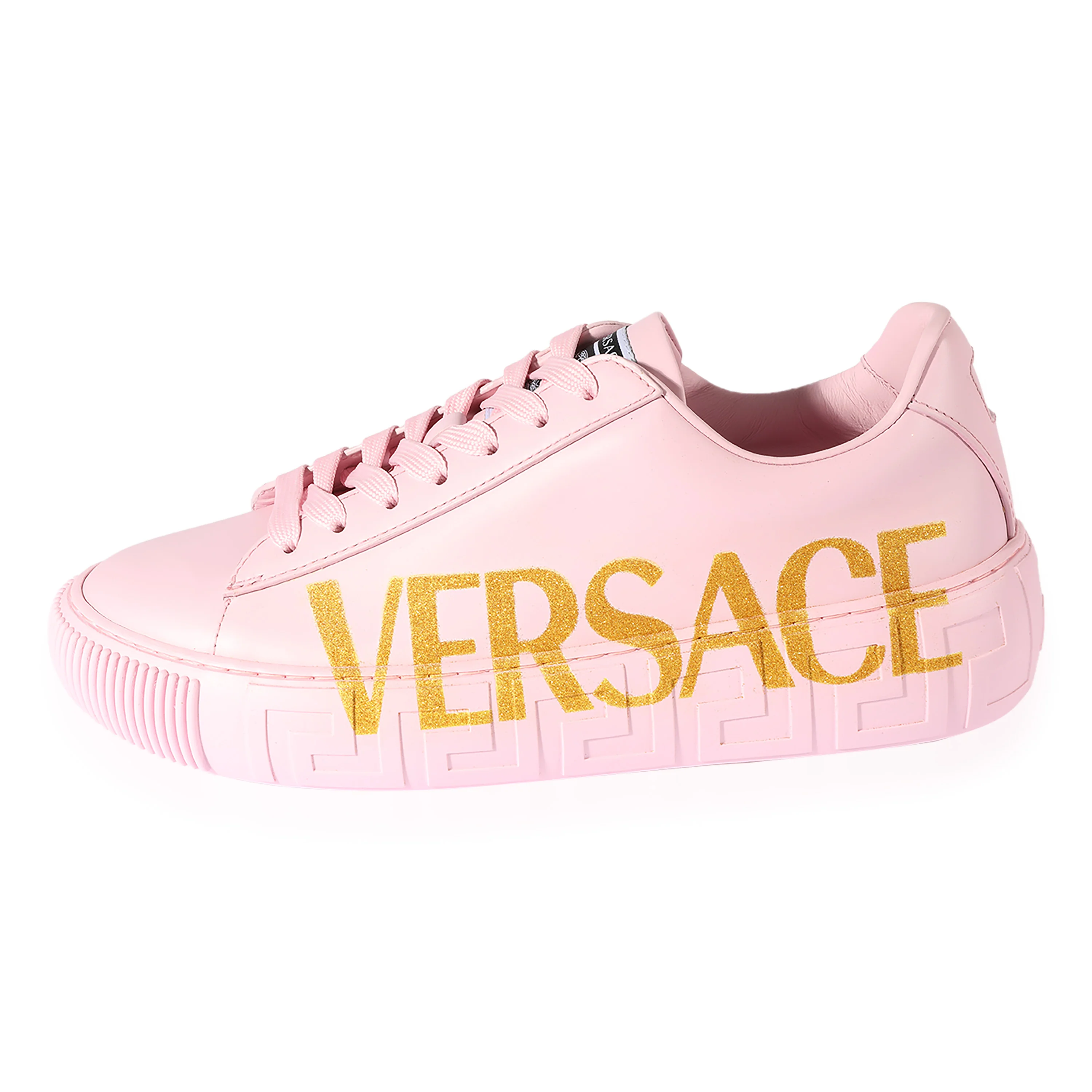 Versace Wmns Greca Low Logo - Pink Gold