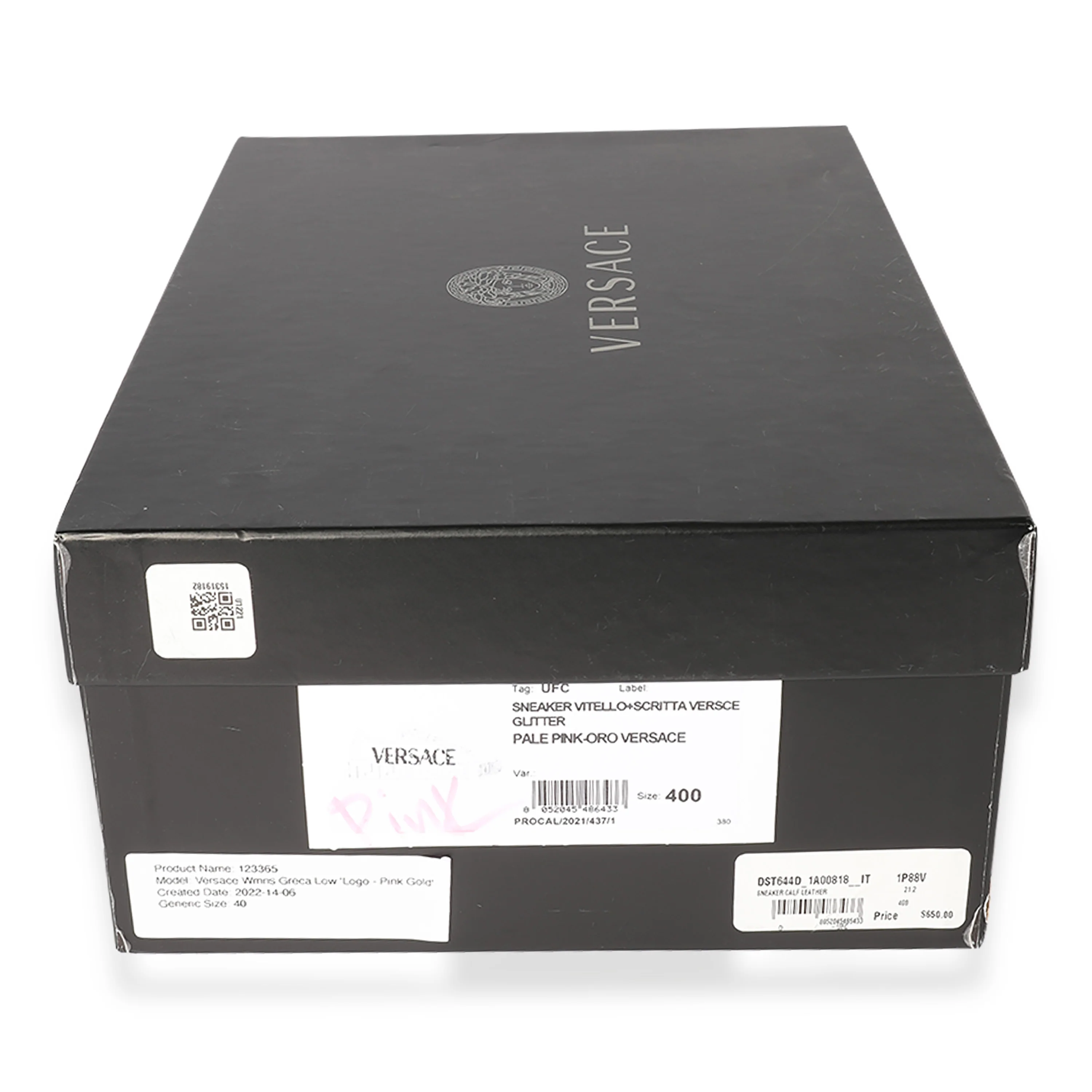 Versace Wmns Greca Low Logo - Pink Gold - Image 5