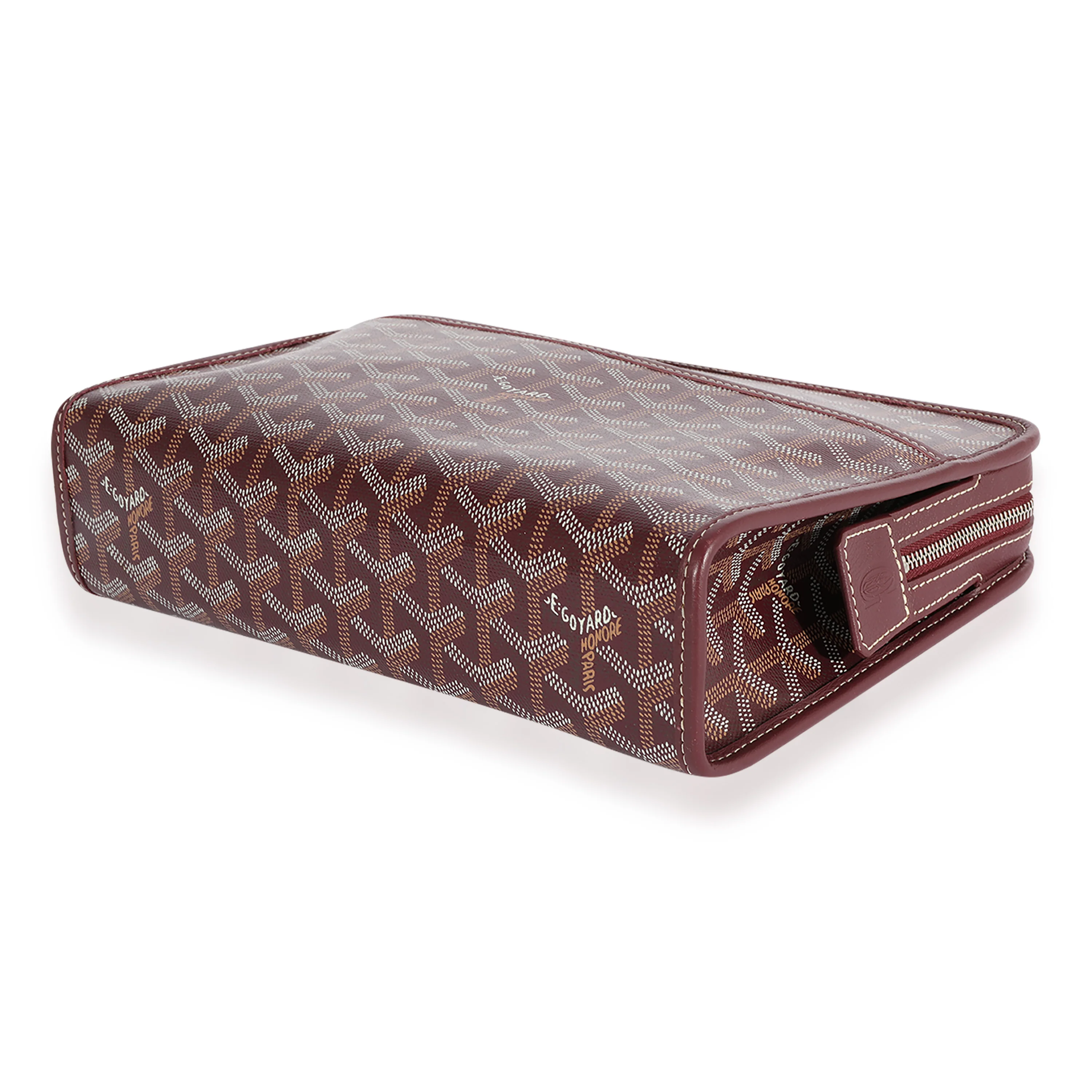 Goyard Purple Goyardine Canvas Jouvence Toiletry Bag - Image 6