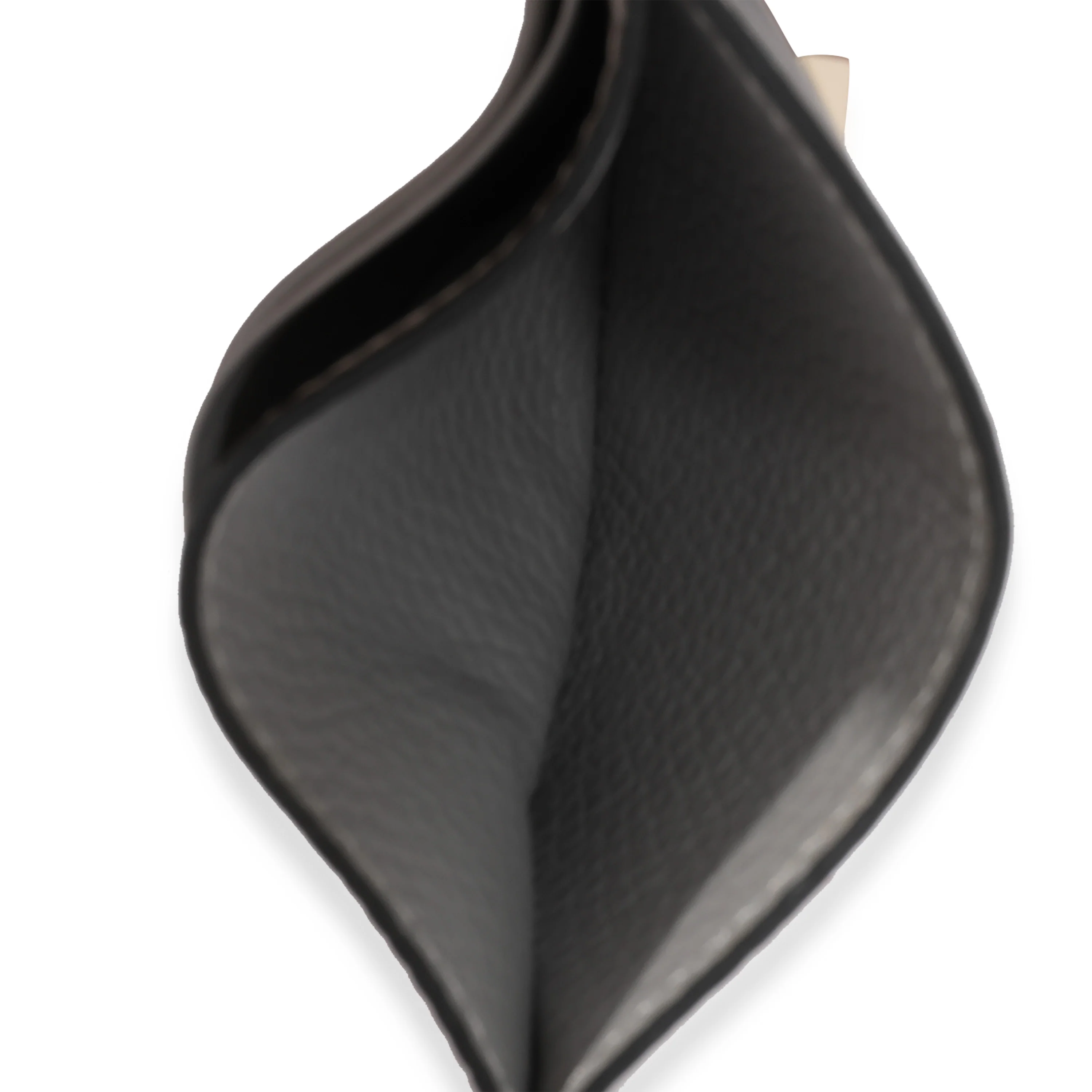 Valentino Gray Pebbled Calfskin Rockstud Card Holder - Image 5