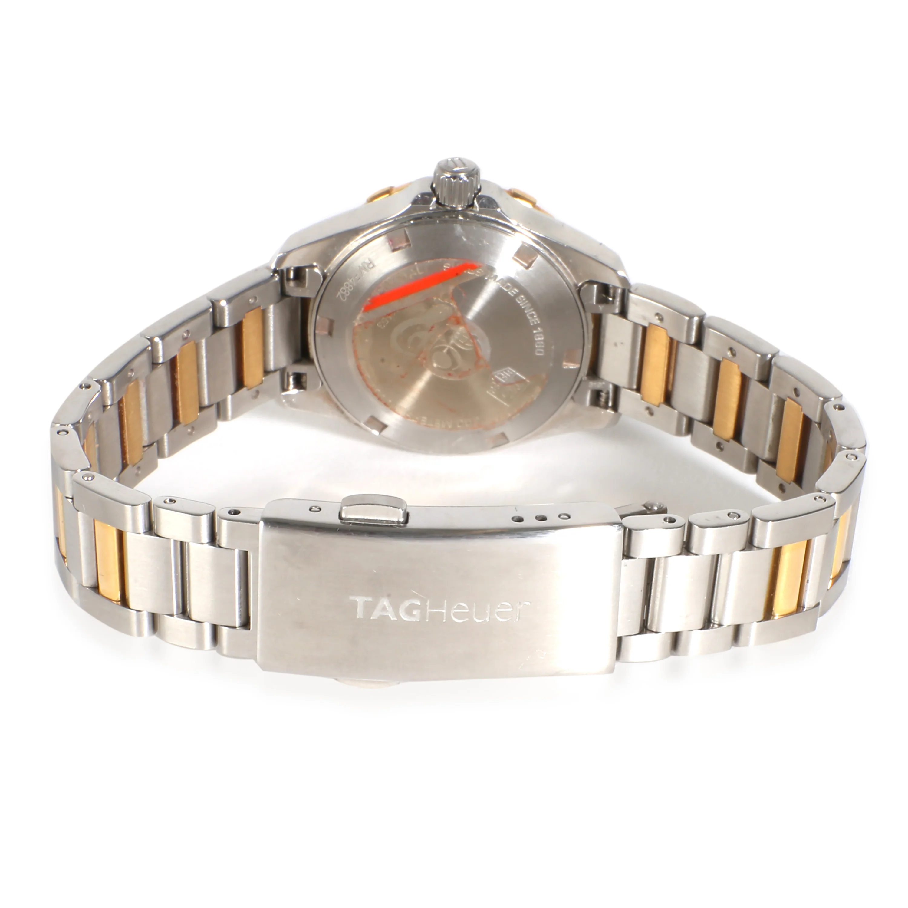 Aquaracer WAY1453.BD0922 Womens Watch in 18kt Stainless Steel/Yellow - Image 4