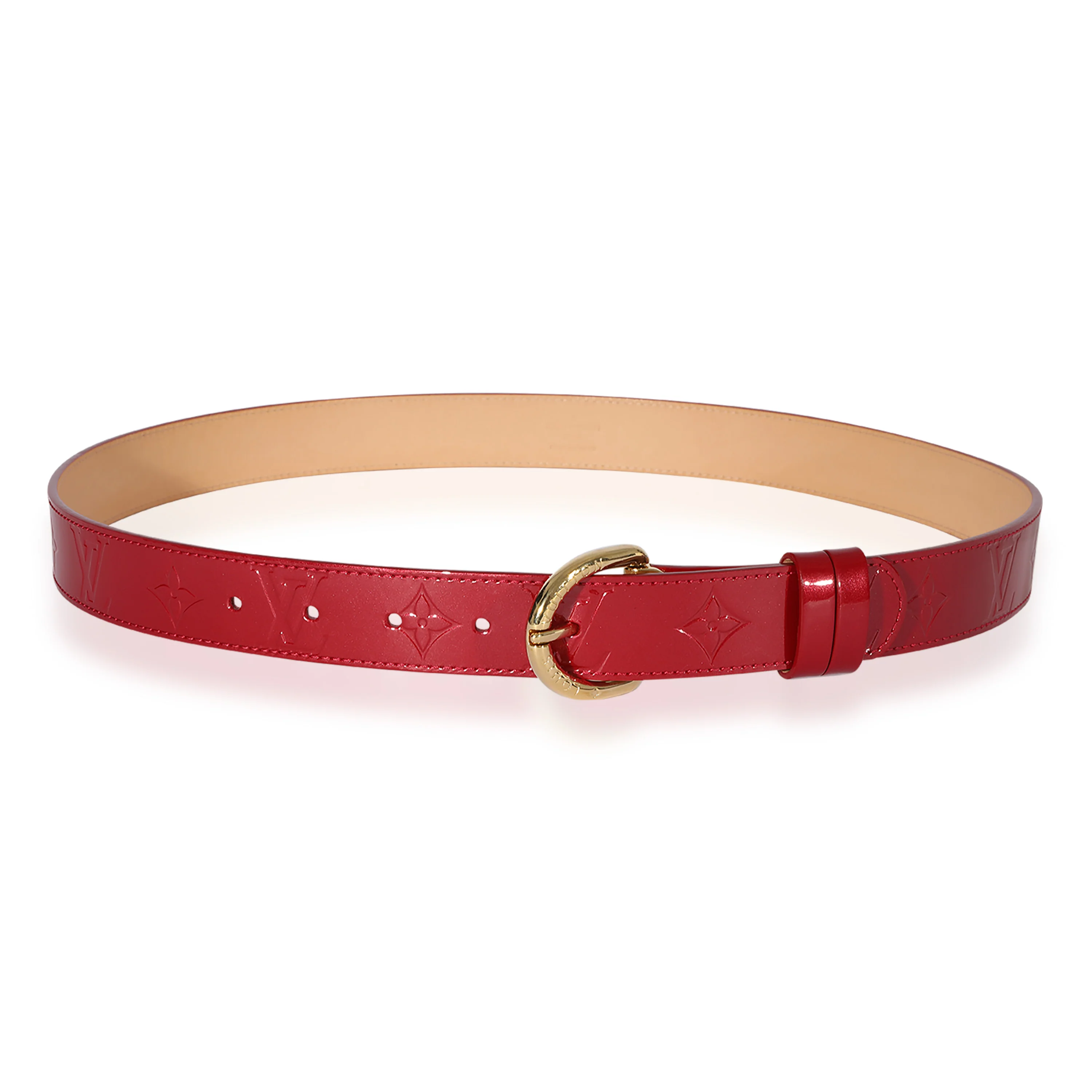 Louis Vuitton Pomme DAmour Vernis Ceinture Belt 90/36