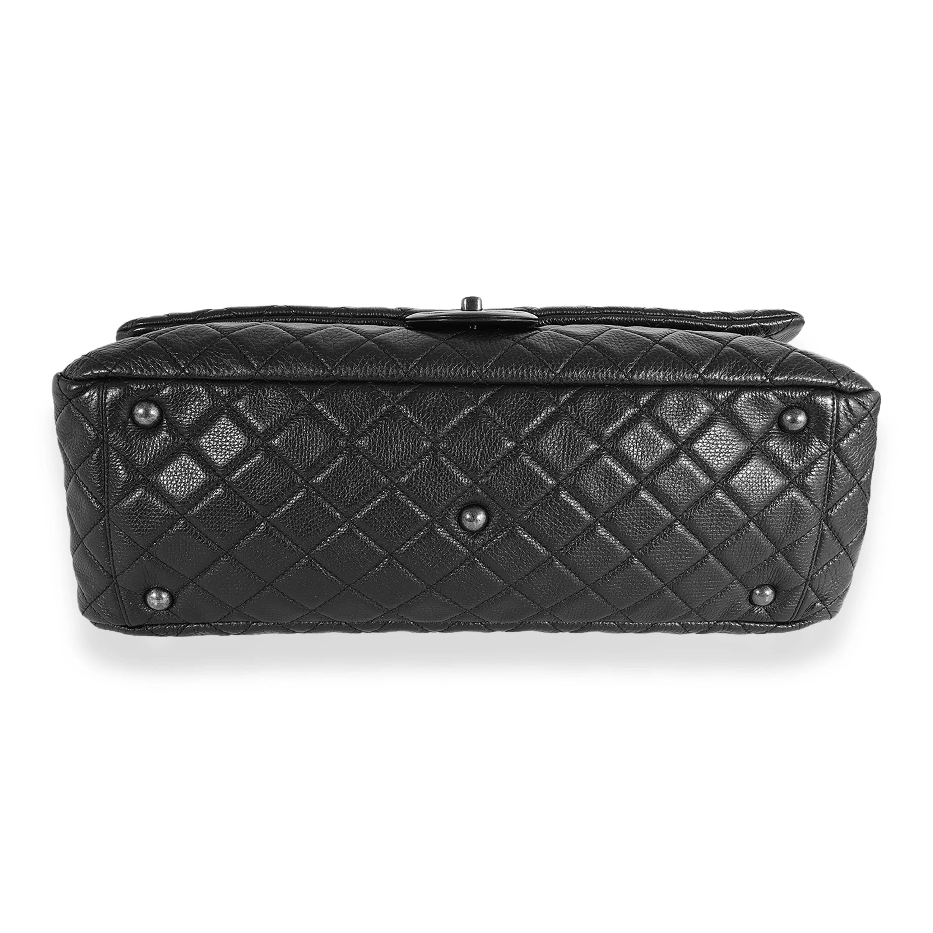 Chanel Black Quilted Calfskin Chanel Airlines XXL Travel Flap Bag - Image 5