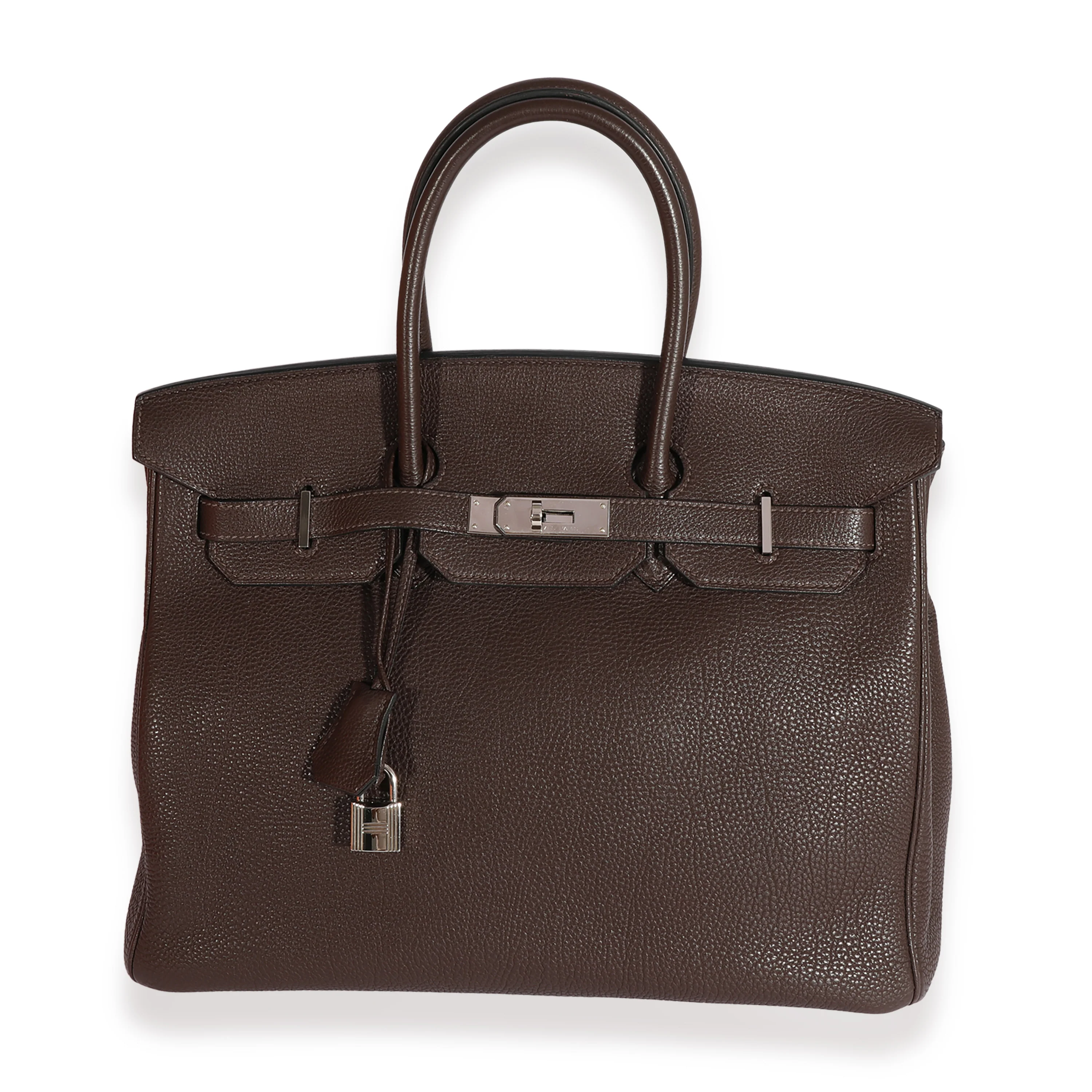 Hermès Chocolat Togo Birkin 35 PHW