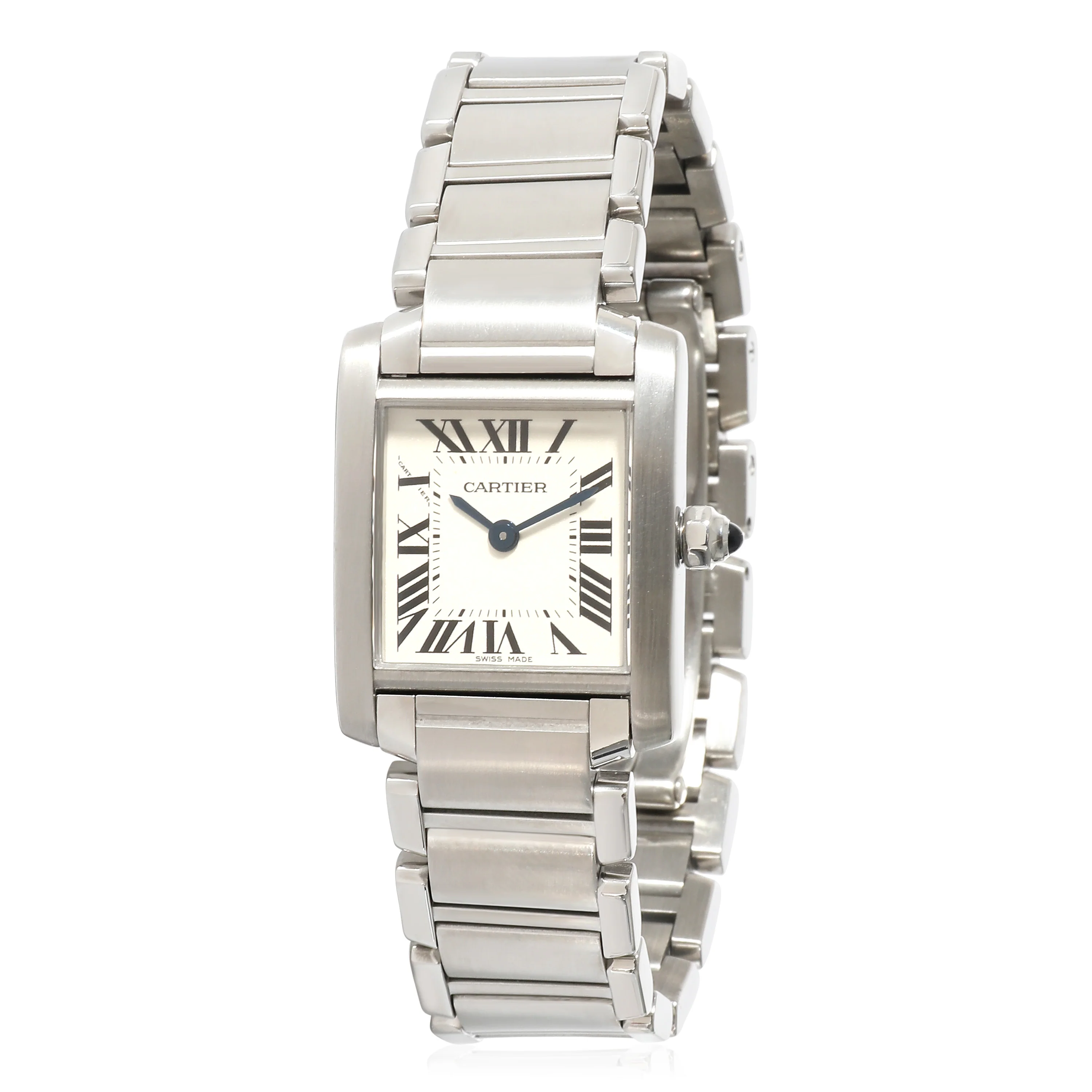 Cartier Tank Francaise W51008Q3 Womens Watch in Stainless Steel