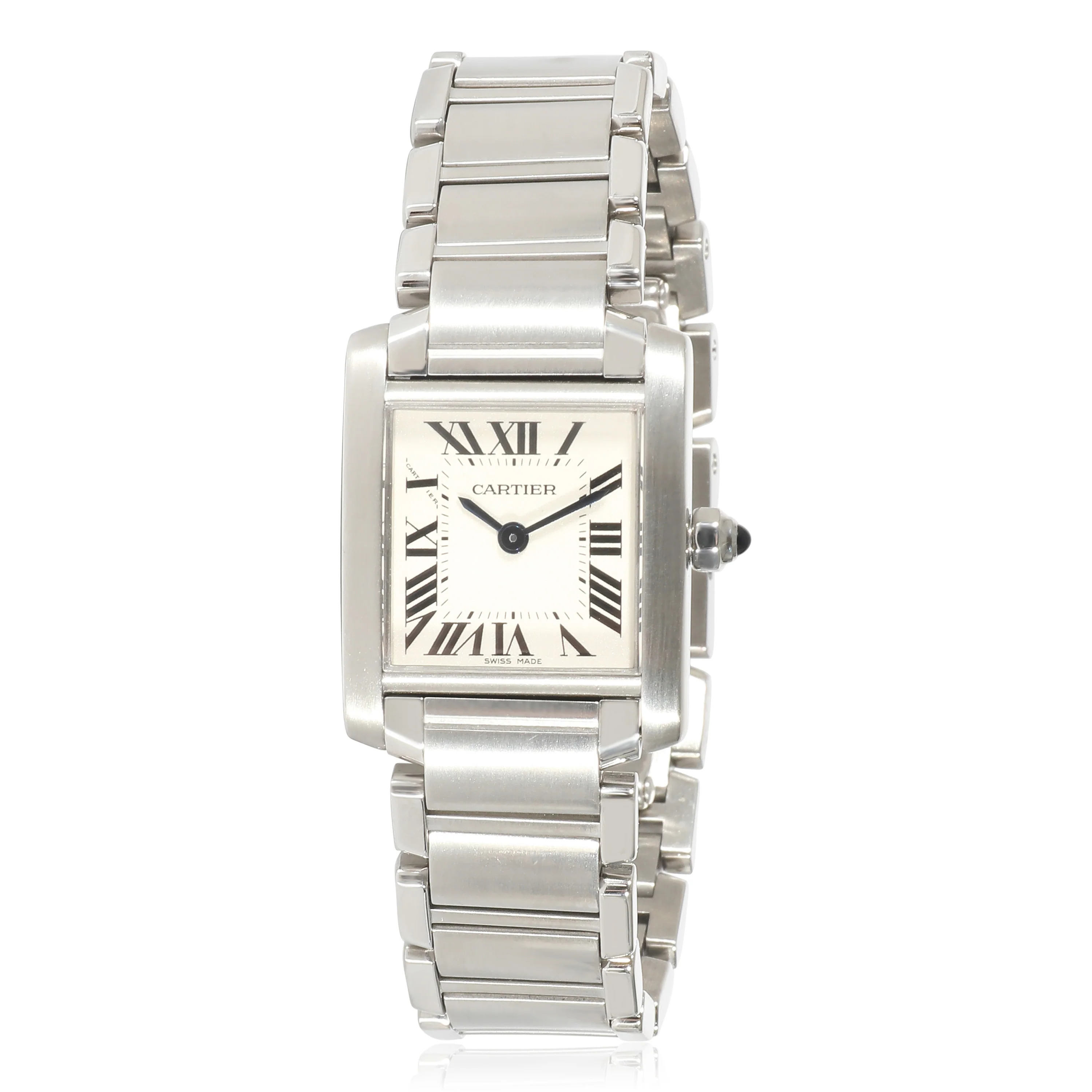 Cartier Tank Francaise W51008Q3 Womens Watch in Stainless Steel - Image 5