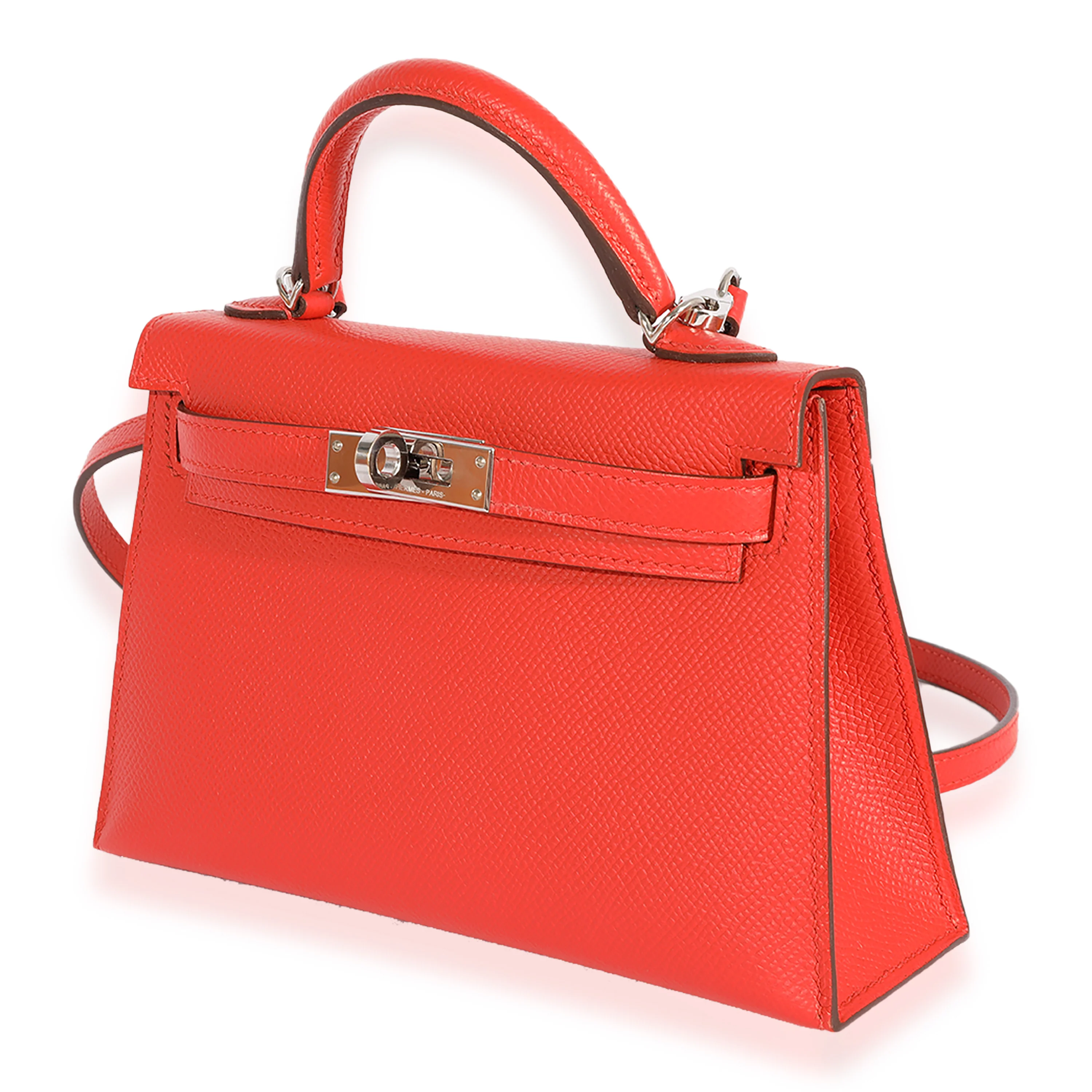 Hermès Capucines Epsom Mini Kelly 20 II PHW - Image 2