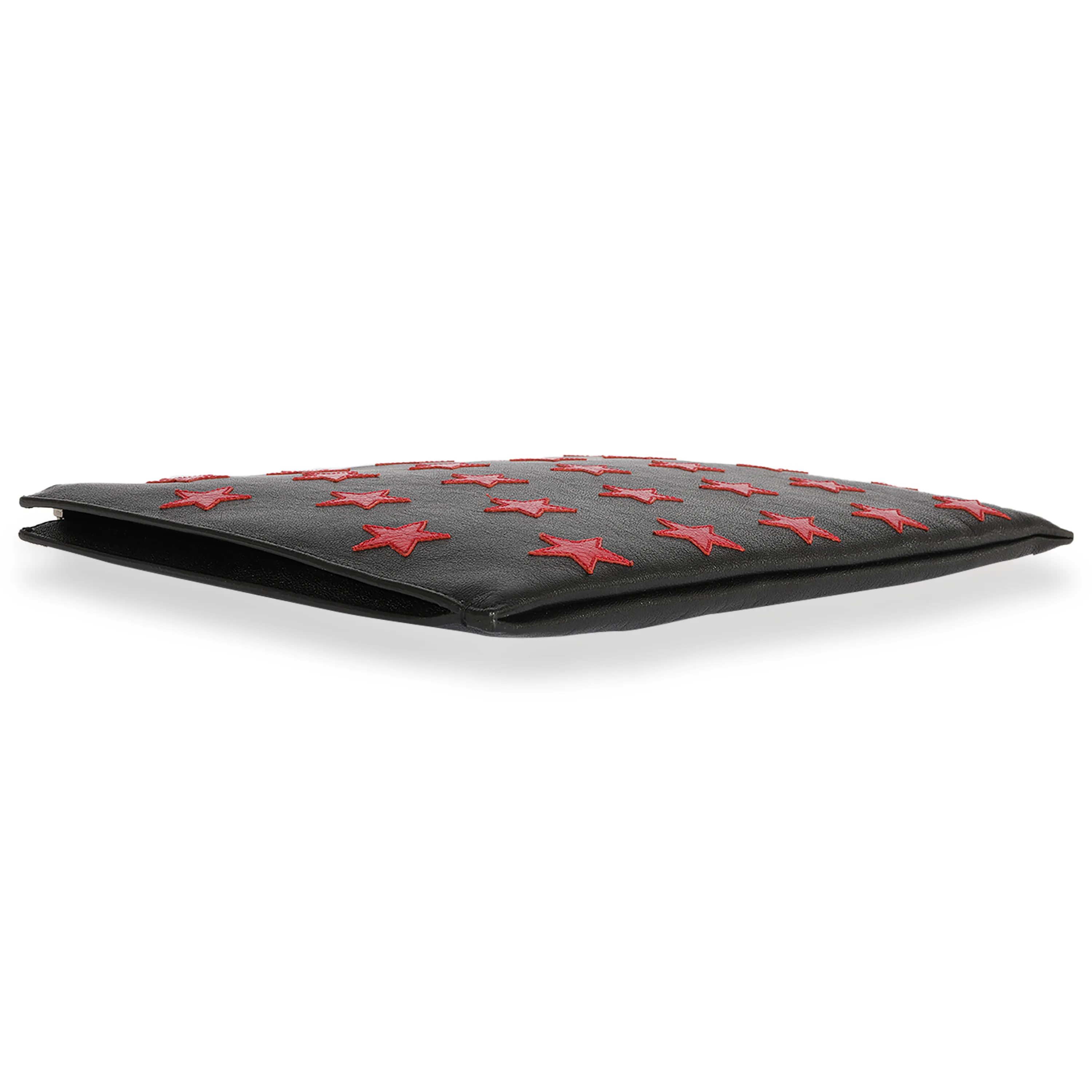 Black & Red Leather Star Clutch - Image 4