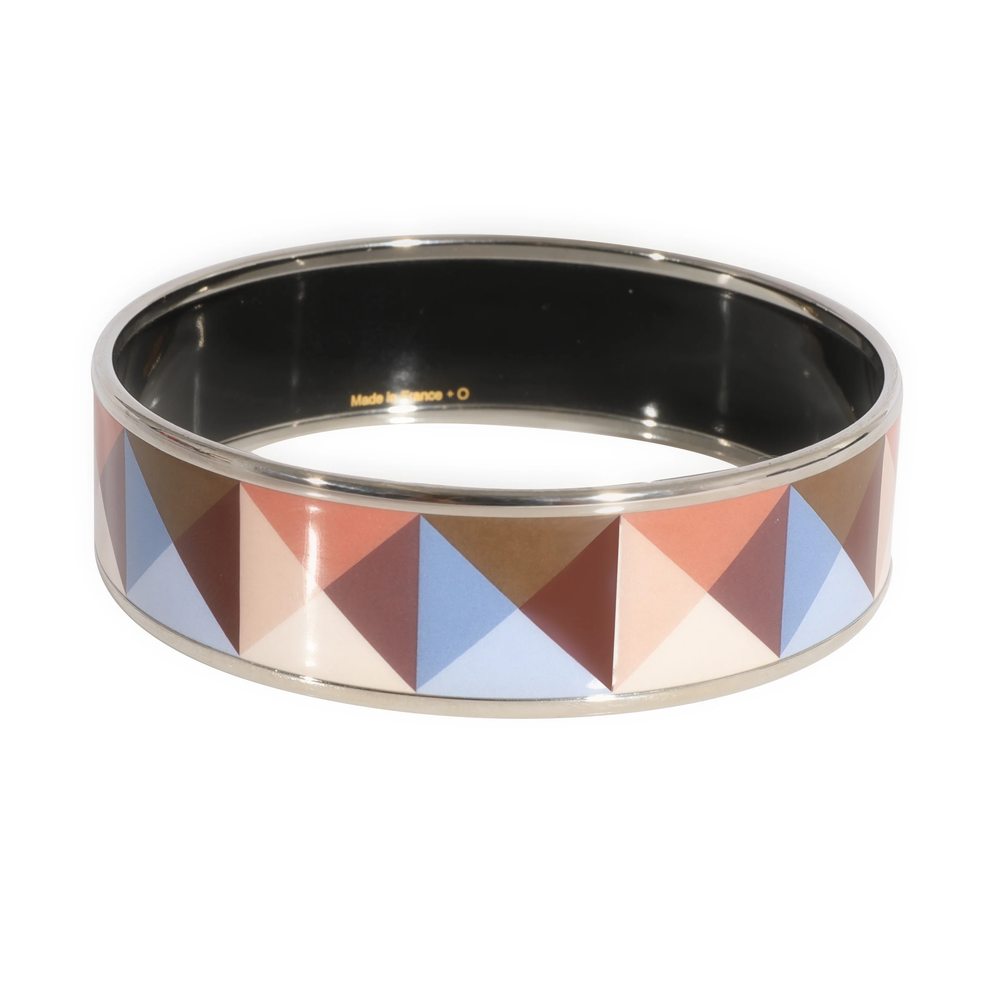 Clous en Trompe LOeil Enamel Wide Bangle 63 - Image 4
