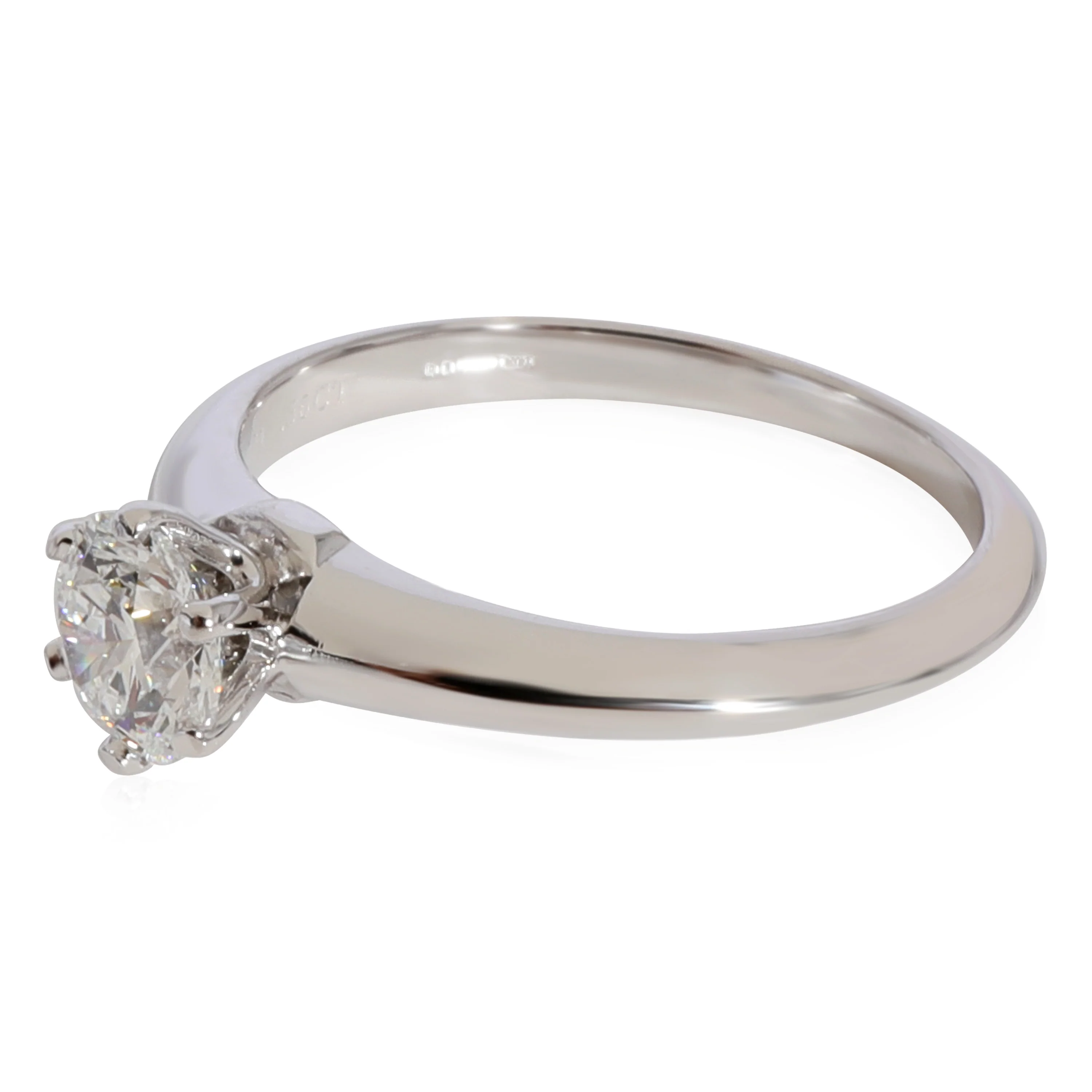 Tiffany & Co. 0.56 Diamond Solitaire Ring in Platinum D VVS2 - Image 2