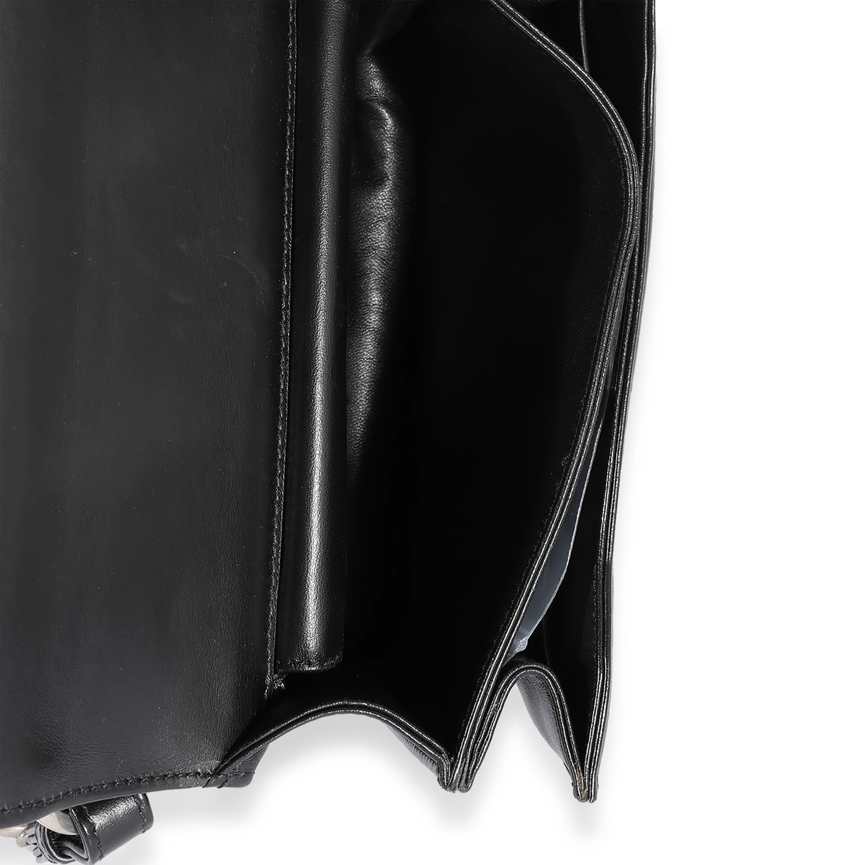 Black Prada Soft Calfskin Impunture Diagramme Cahier Crossbody Bag - Image 8