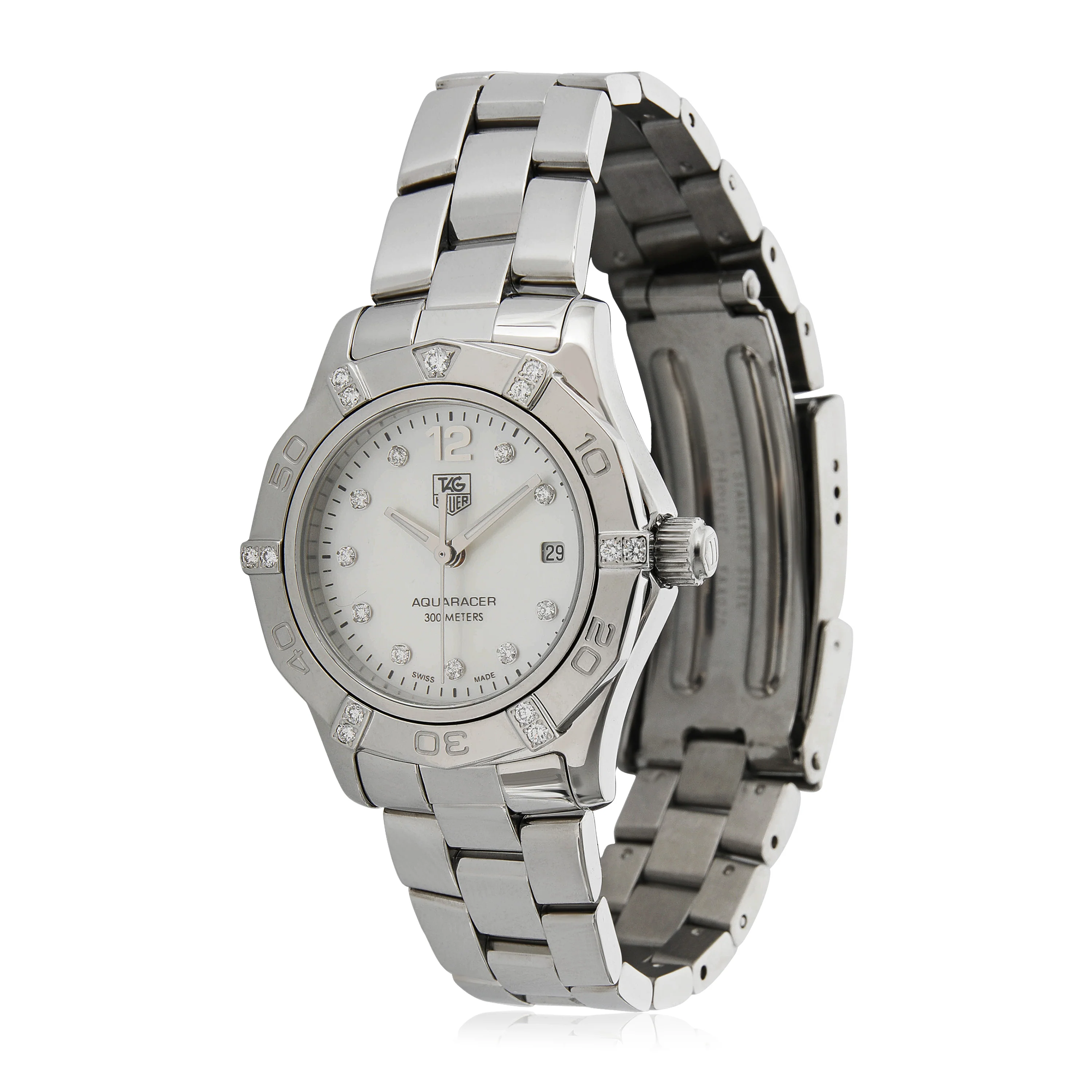 Tag Heuer Aquaracer WAF141G.BA0813 Womens Watch in Stainless Steel