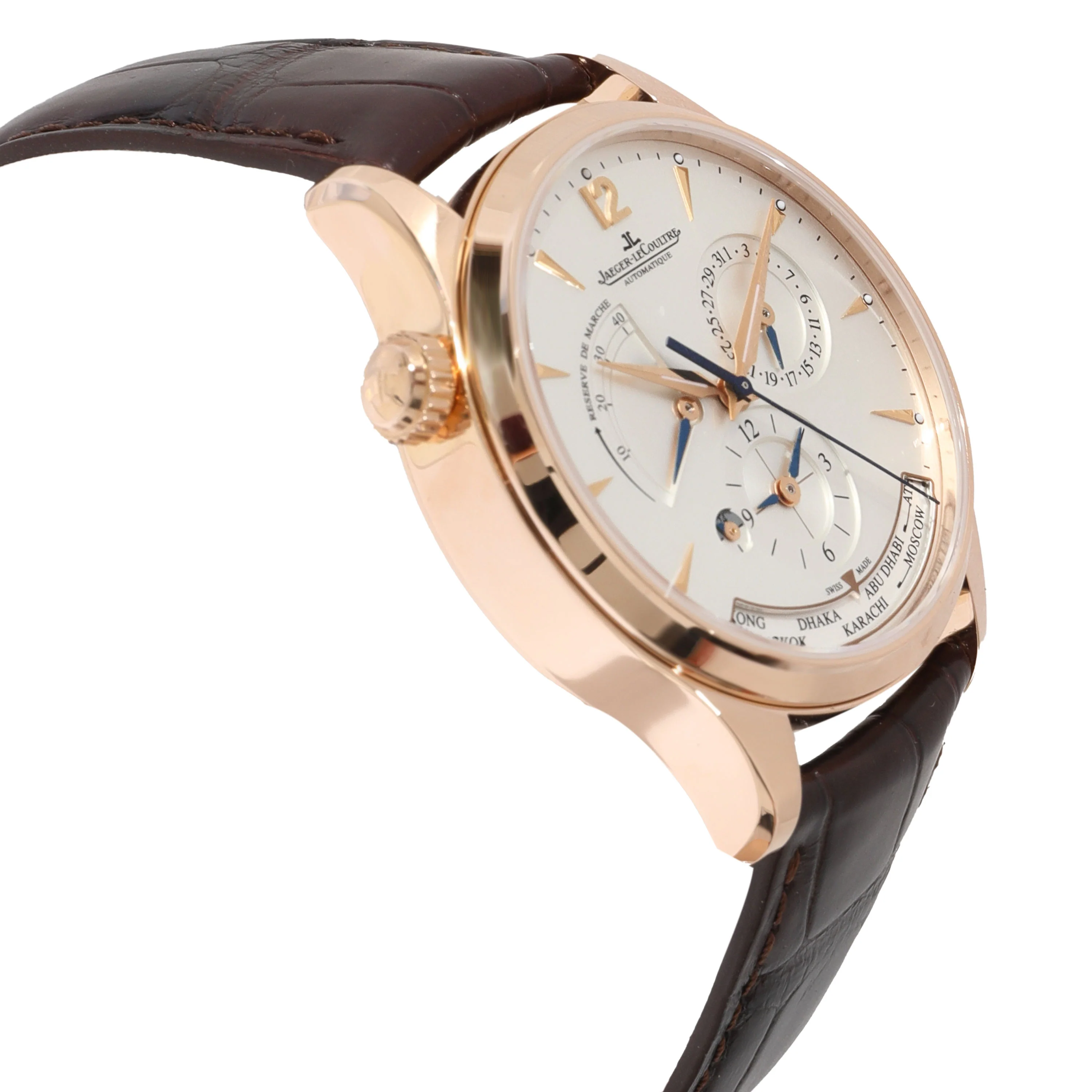 Jaeger-LeCoultre Master Geographic Q1422421 Mens Watch in 18kt Rose Gold - Image 2
