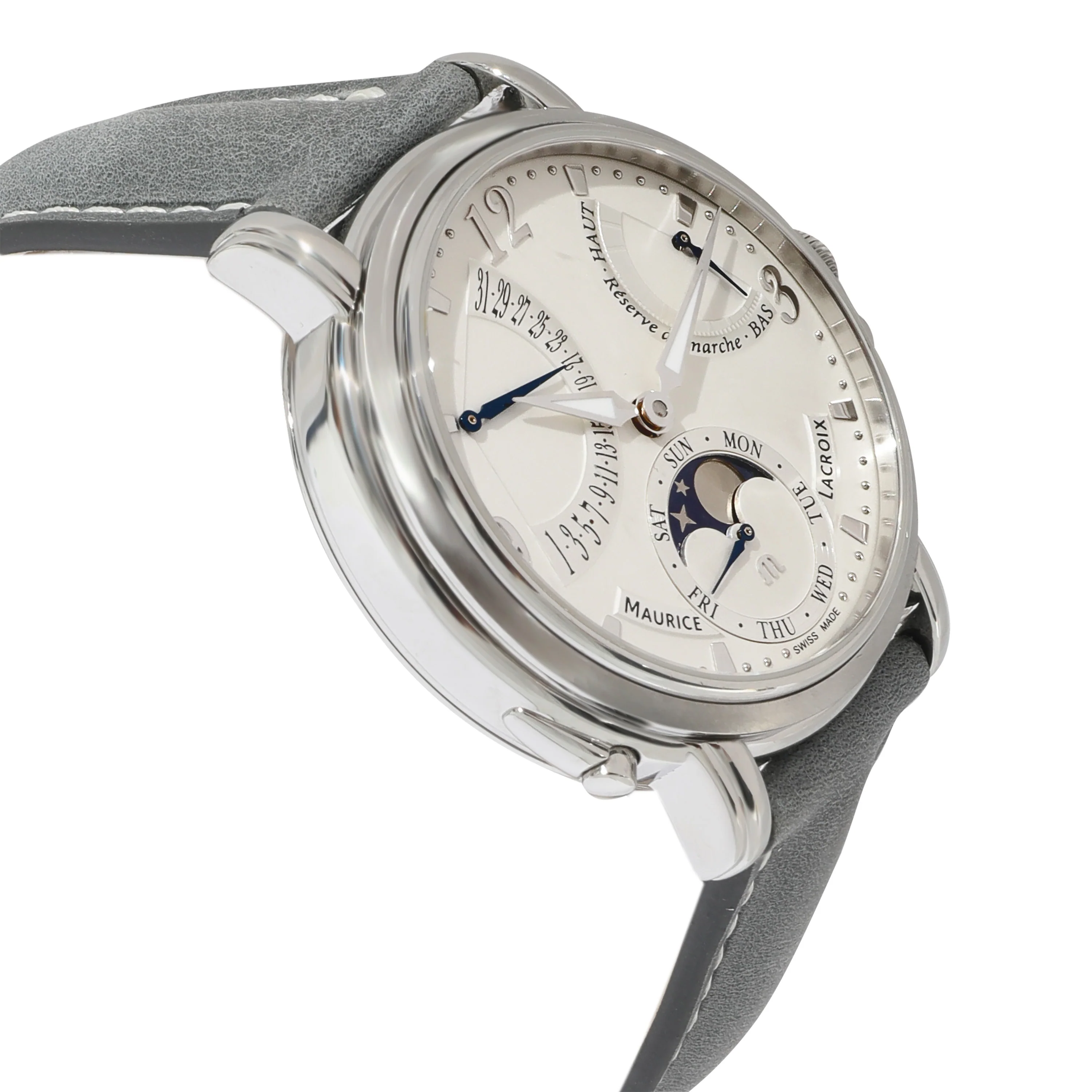 Masterpiece Lune Retrograde MP7078 Mens Watch in  Stainless Ste - Image 2