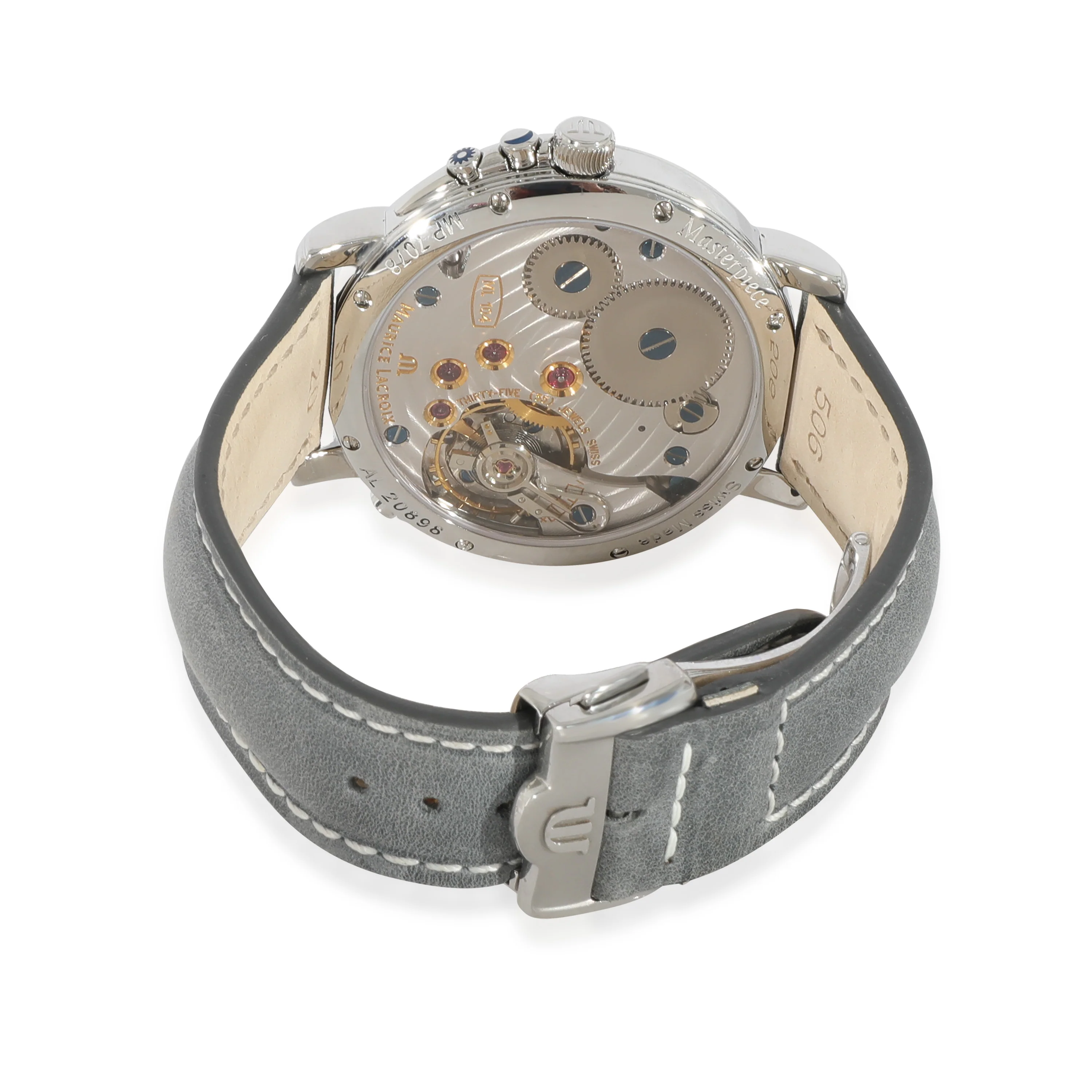 Masterpiece Lune Retrograde MP7078 Mens Watch in  Stainless Ste - Image 4