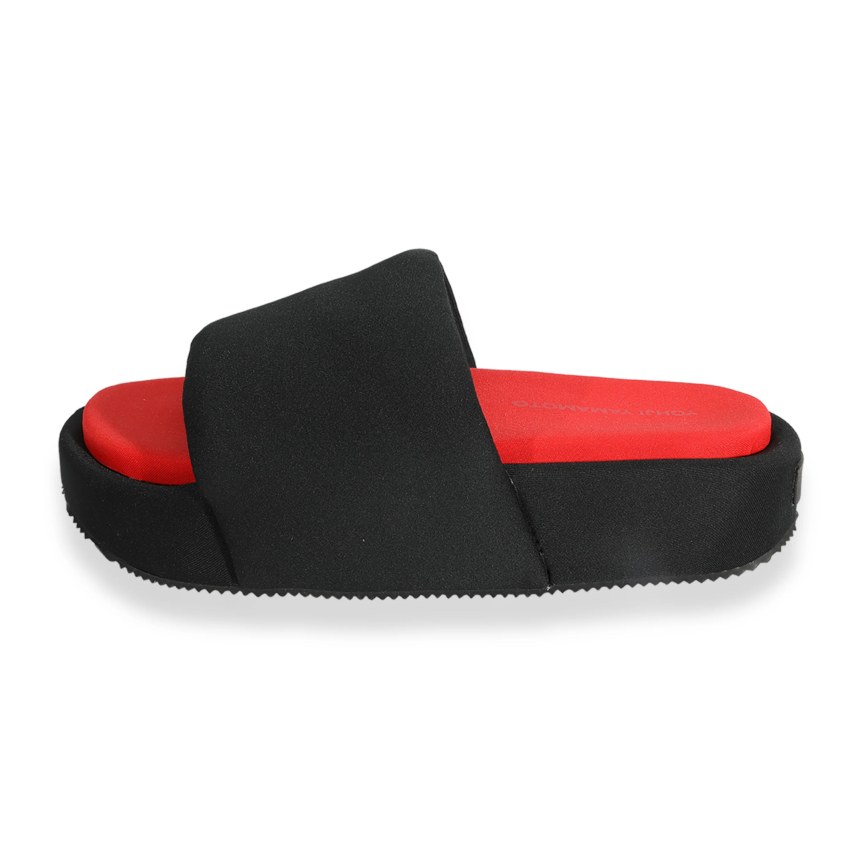 Y-3 Slide Black Red