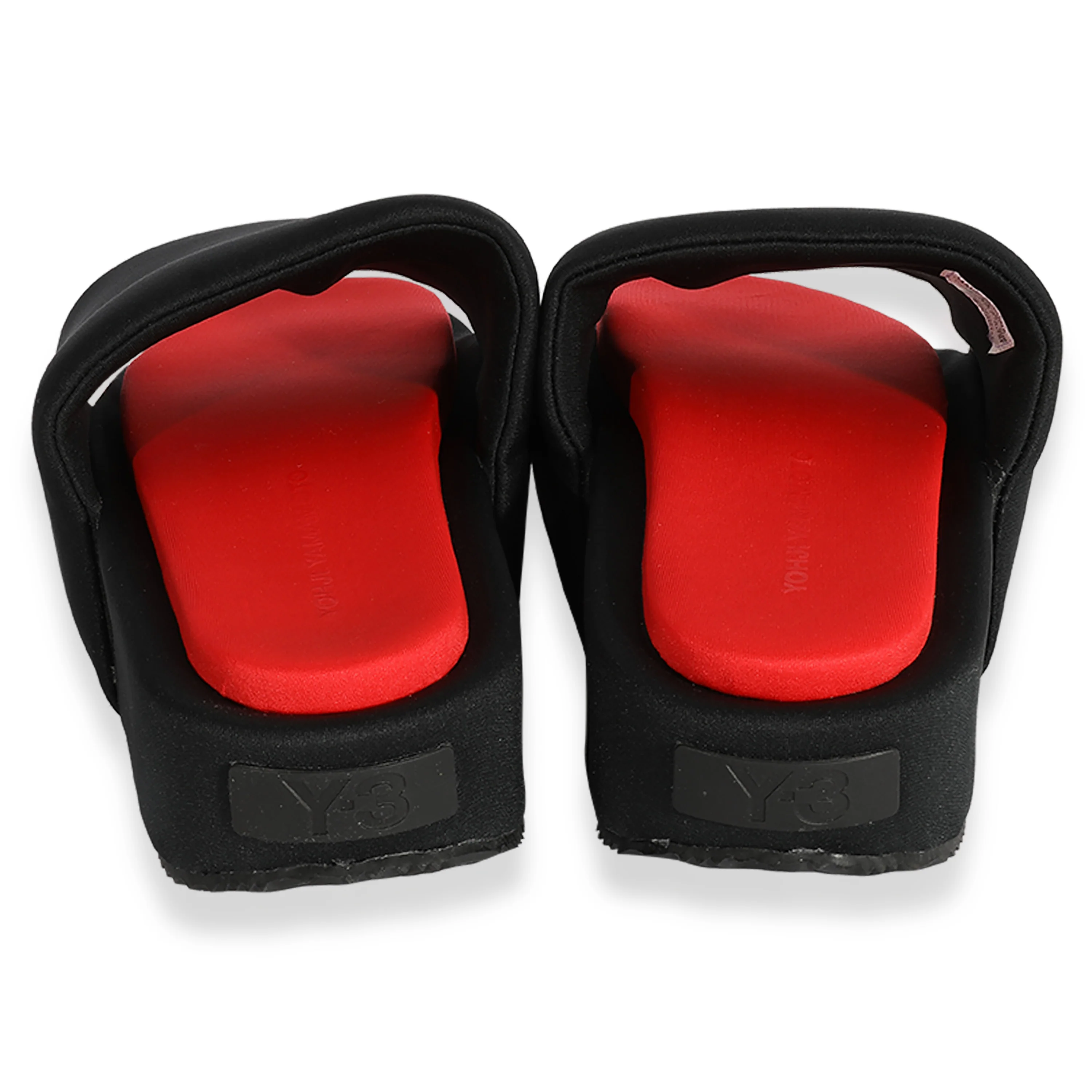 Y-3 Slide Black Red - Image 4