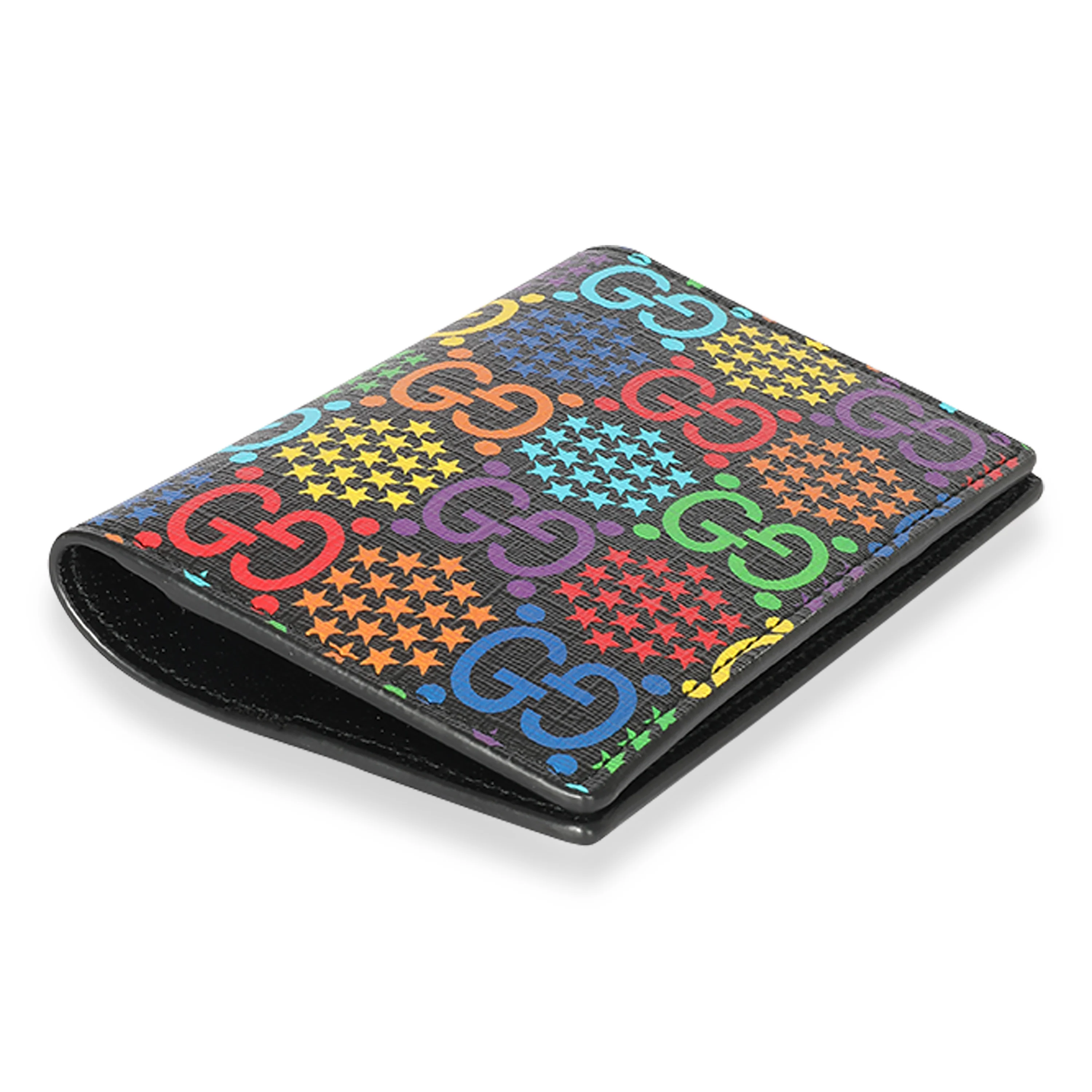 Gucci Limited Edition Psychedelic Rainbow GG Supreme Canvas Passport Cover - Image 3