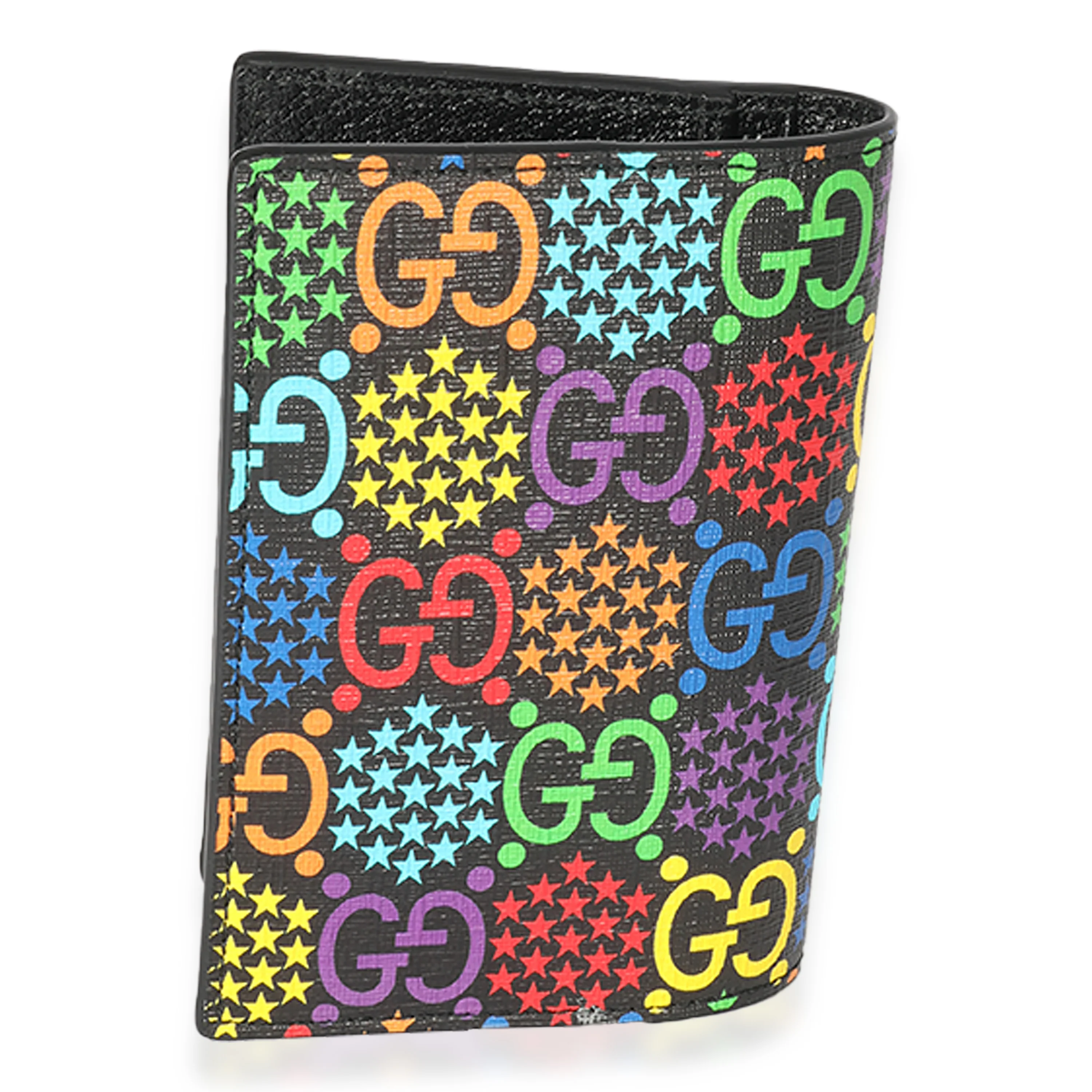 Gucci Limited Edition Psychedelic Rainbow GG Supreme Canvas Passport Cover - Image 5