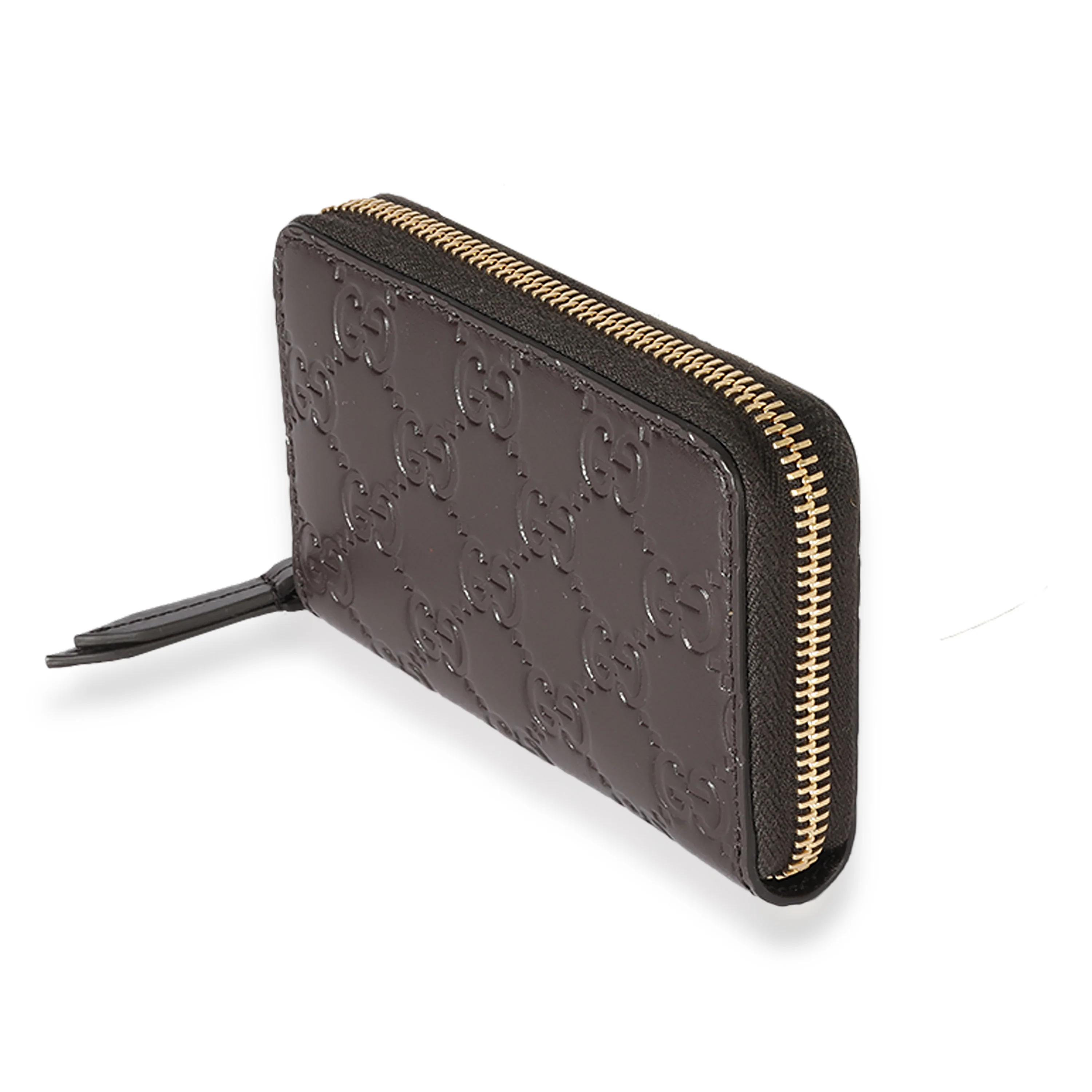 Gucci Brown Guccissima Signature Card Case - Image 2
