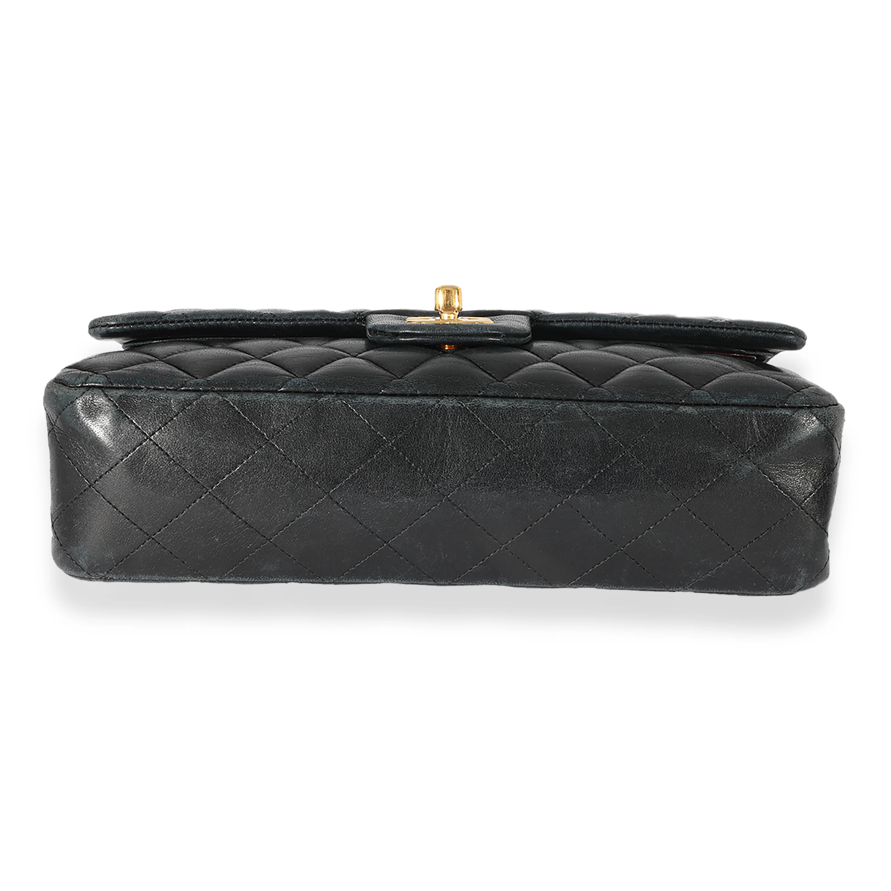 Black Chanel Quilted Lambskin Medium Classic Double Flap Bag - Image 7