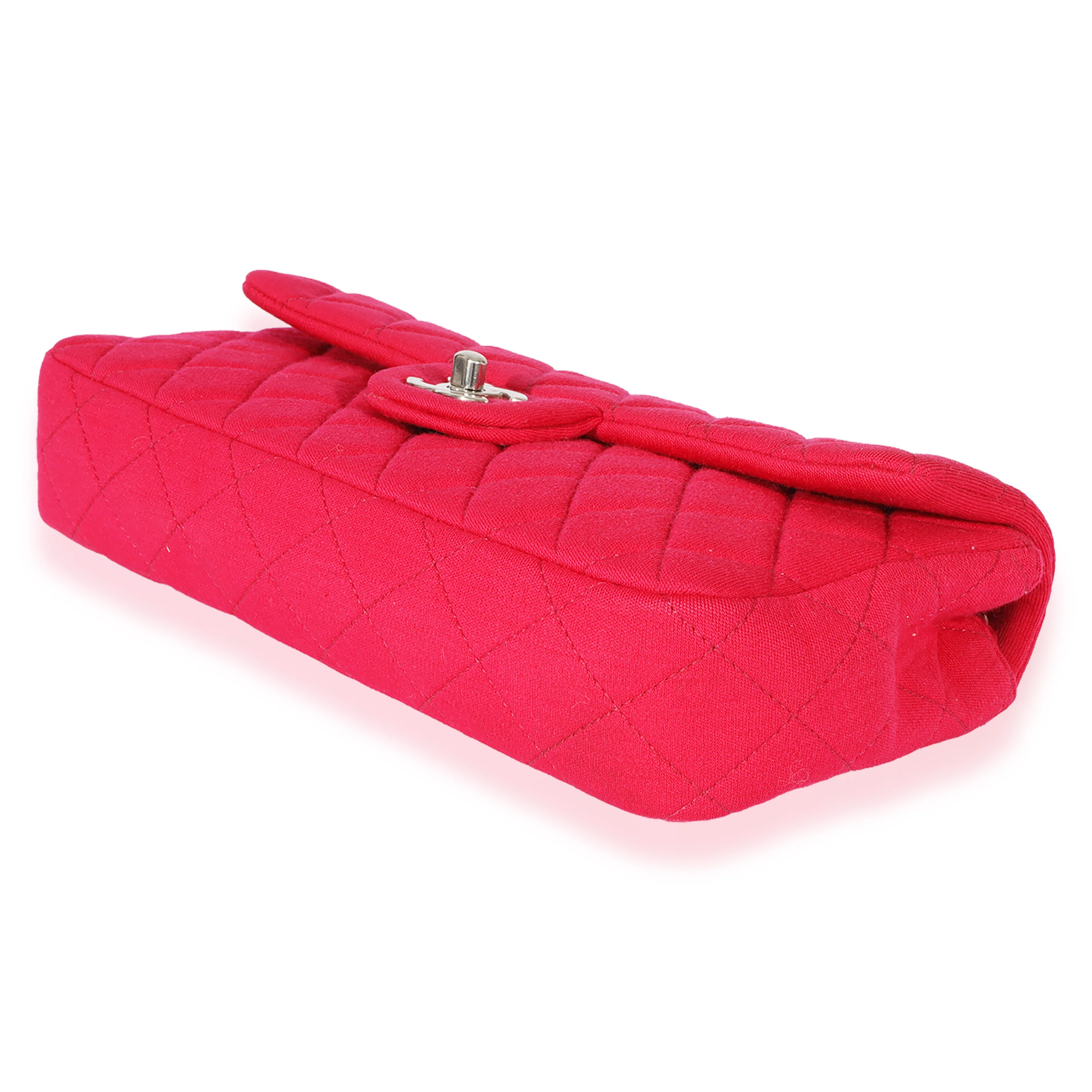 Chanel Pink Jersey East West Flap - Image 7
