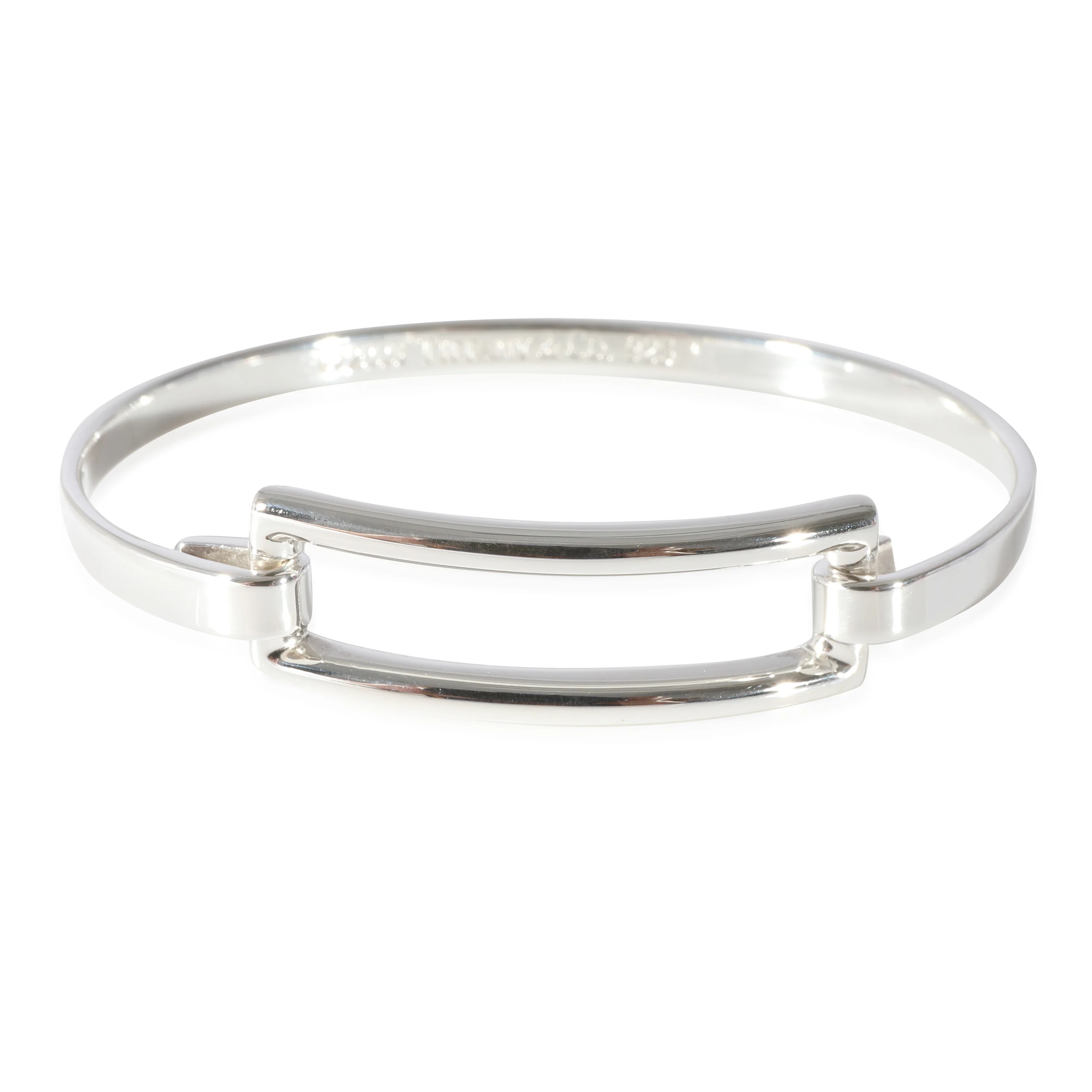 Tiffany & Co. Rectangular Hook Bracelet in Sterling Silver