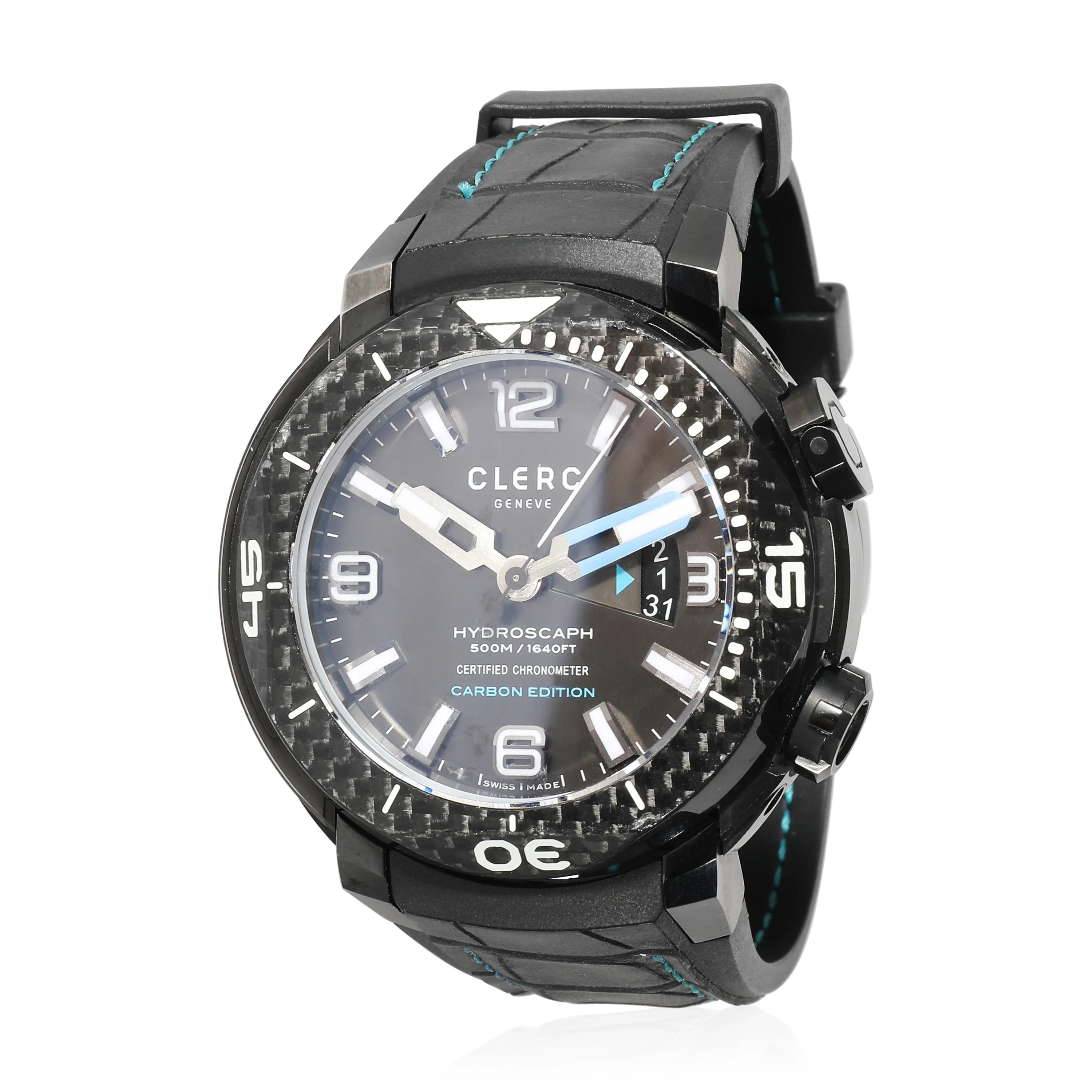 Hydroscaph H1-4C.12R.8 Mens Watch in DLC