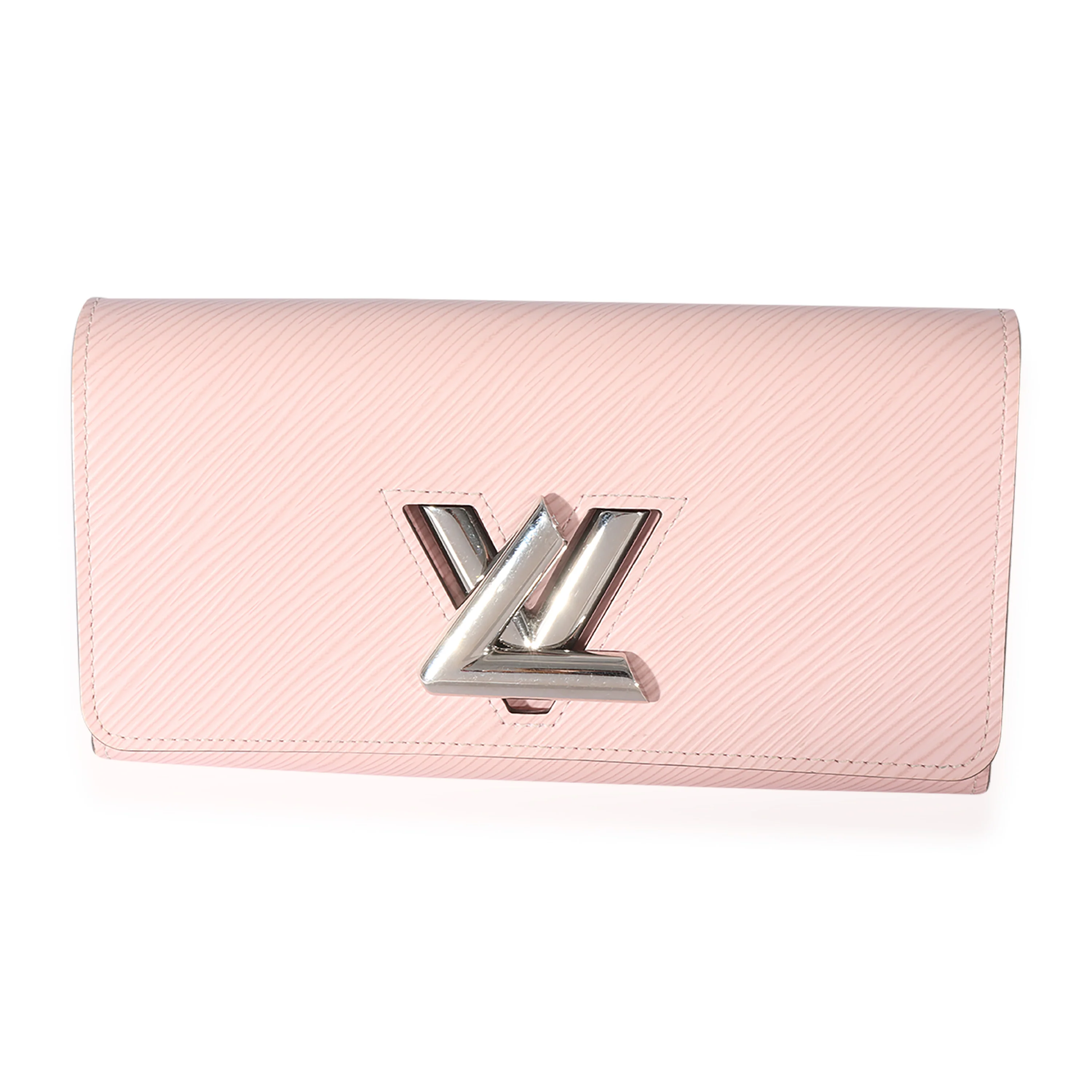 Louis Vuitton Rose Epi Leather Twist Wallet