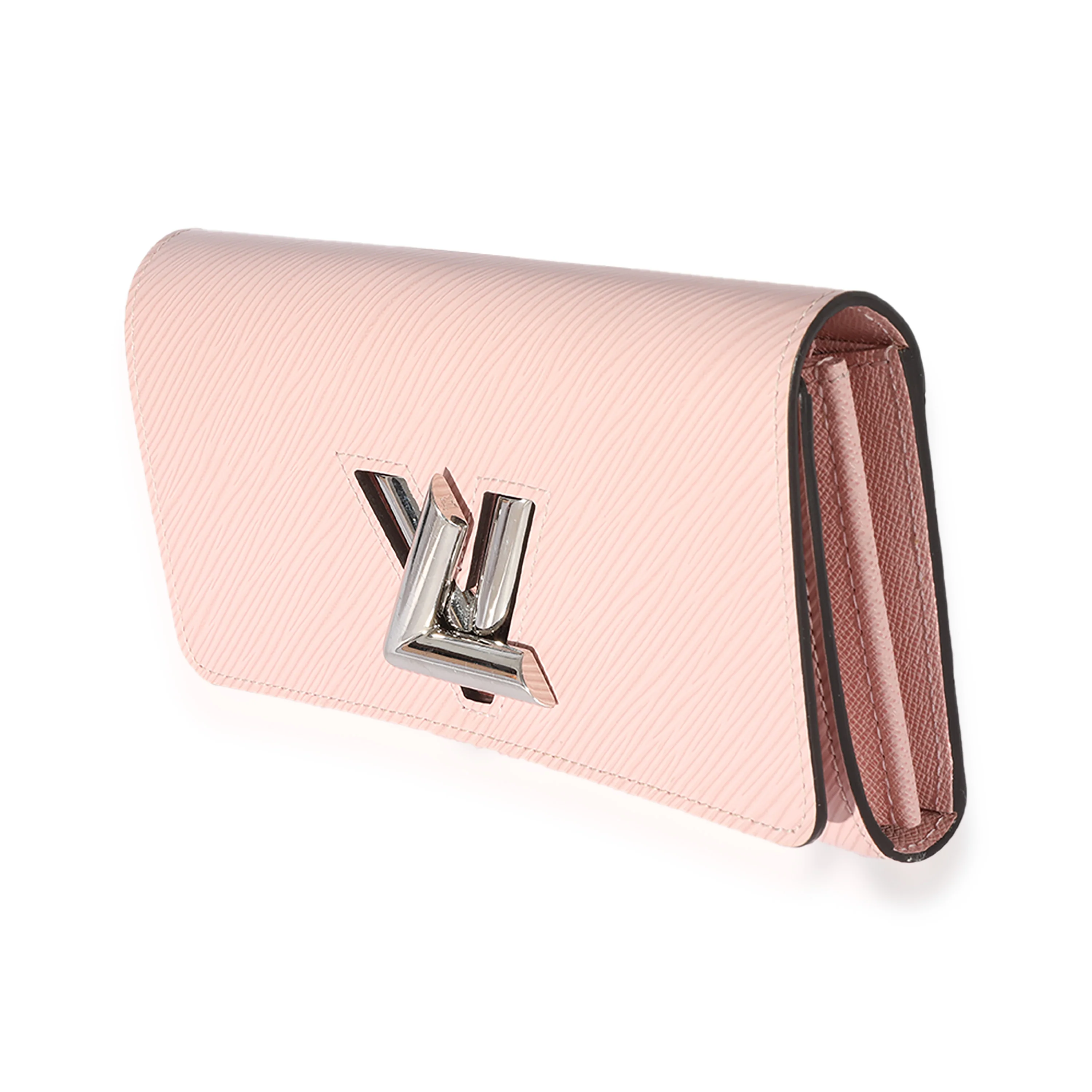 Louis Vuitton Rose Epi Leather Twist Wallet - Image 2