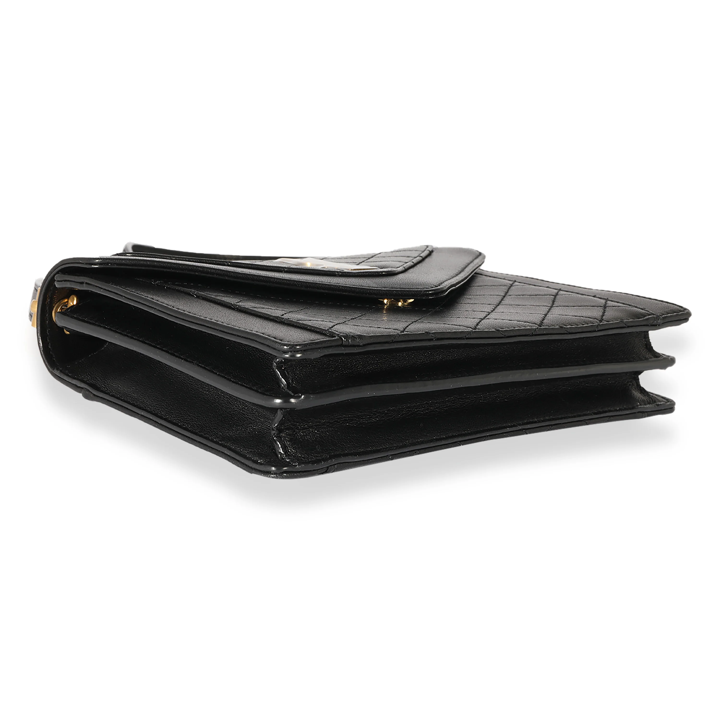 Saint Laurent Black Lambskin Gaby Mini Satchel - Image 6