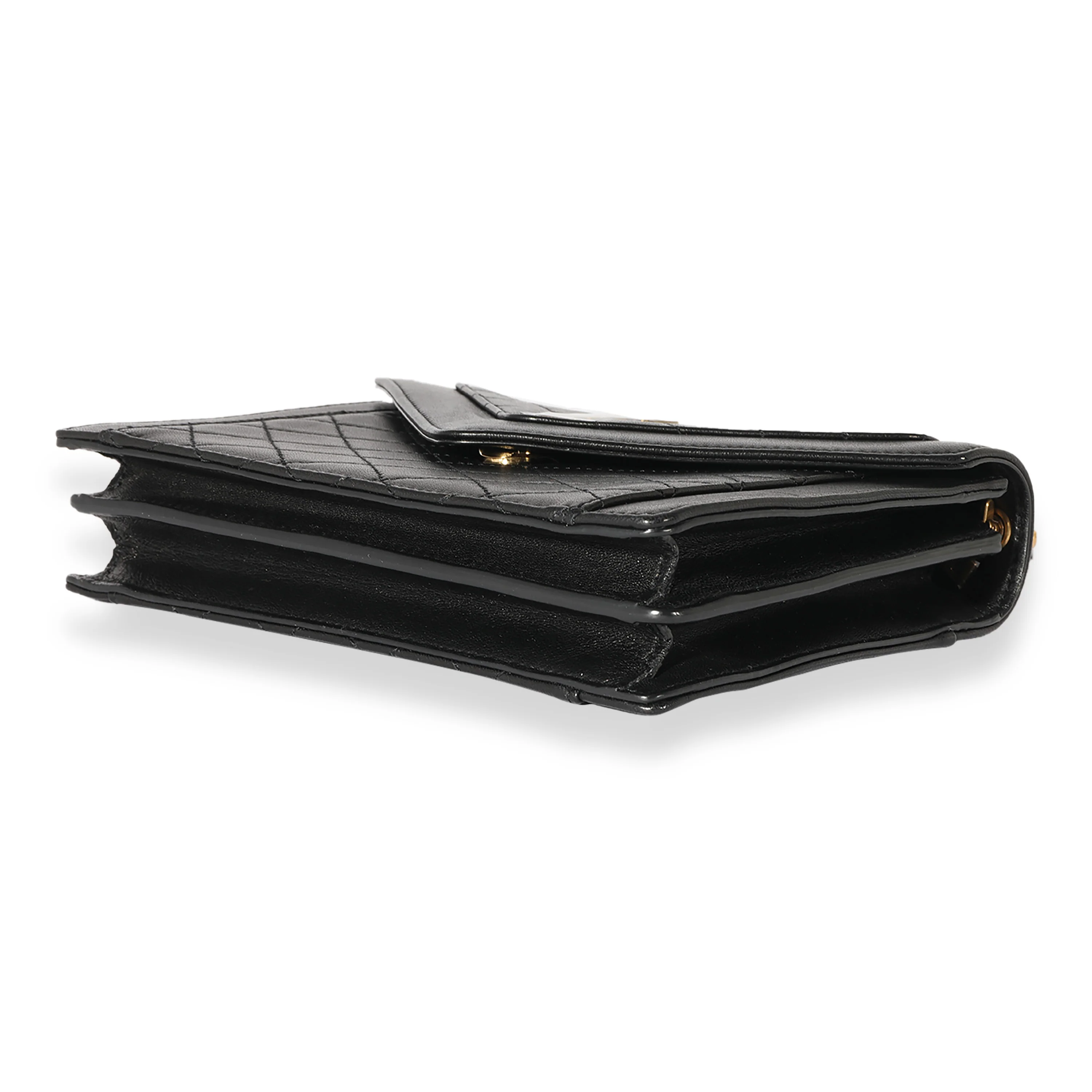Saint Laurent Black Lambskin Gaby Mini Satchel - Image 7