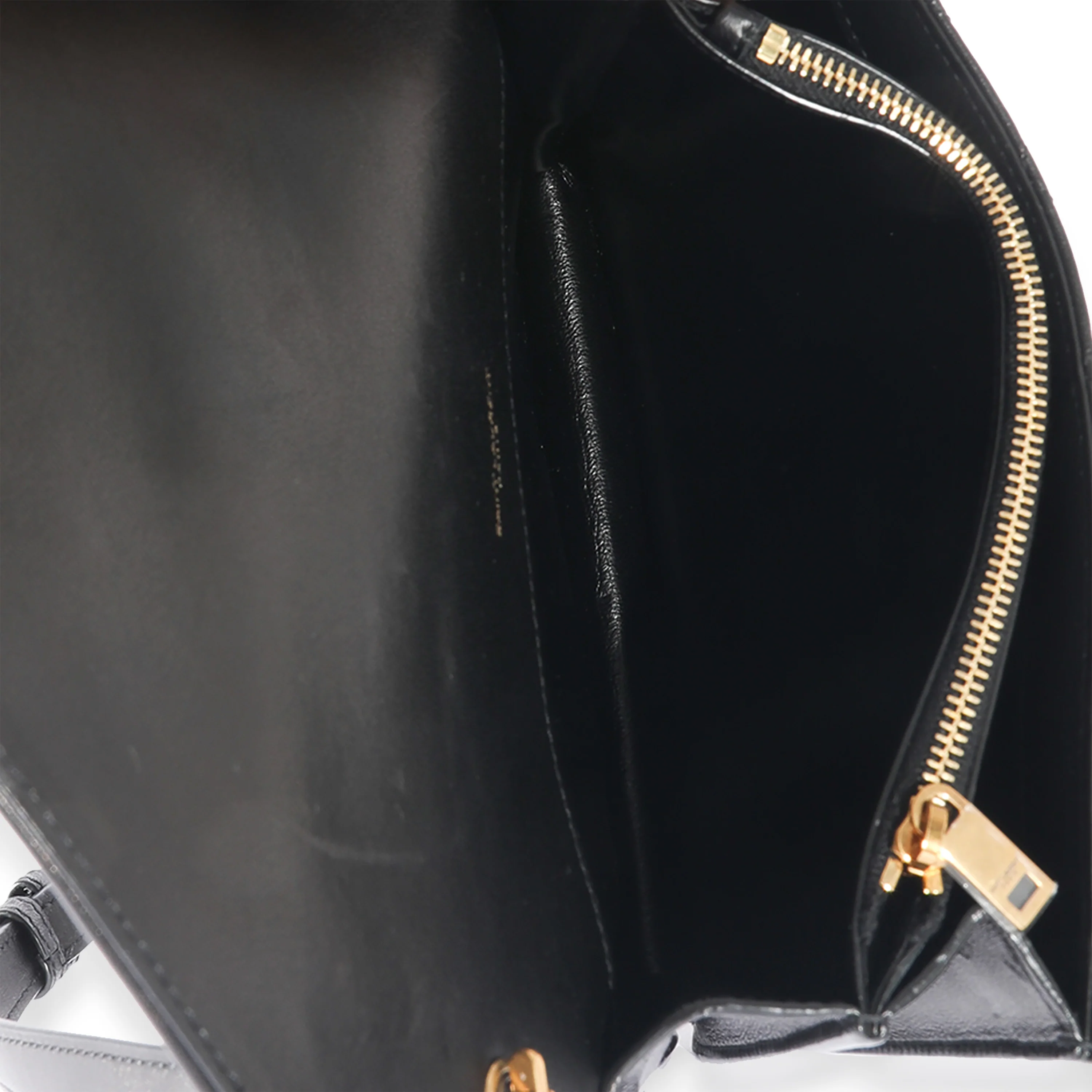 Saint Laurent Black Lambskin Gaby Mini Satchel - Image 8