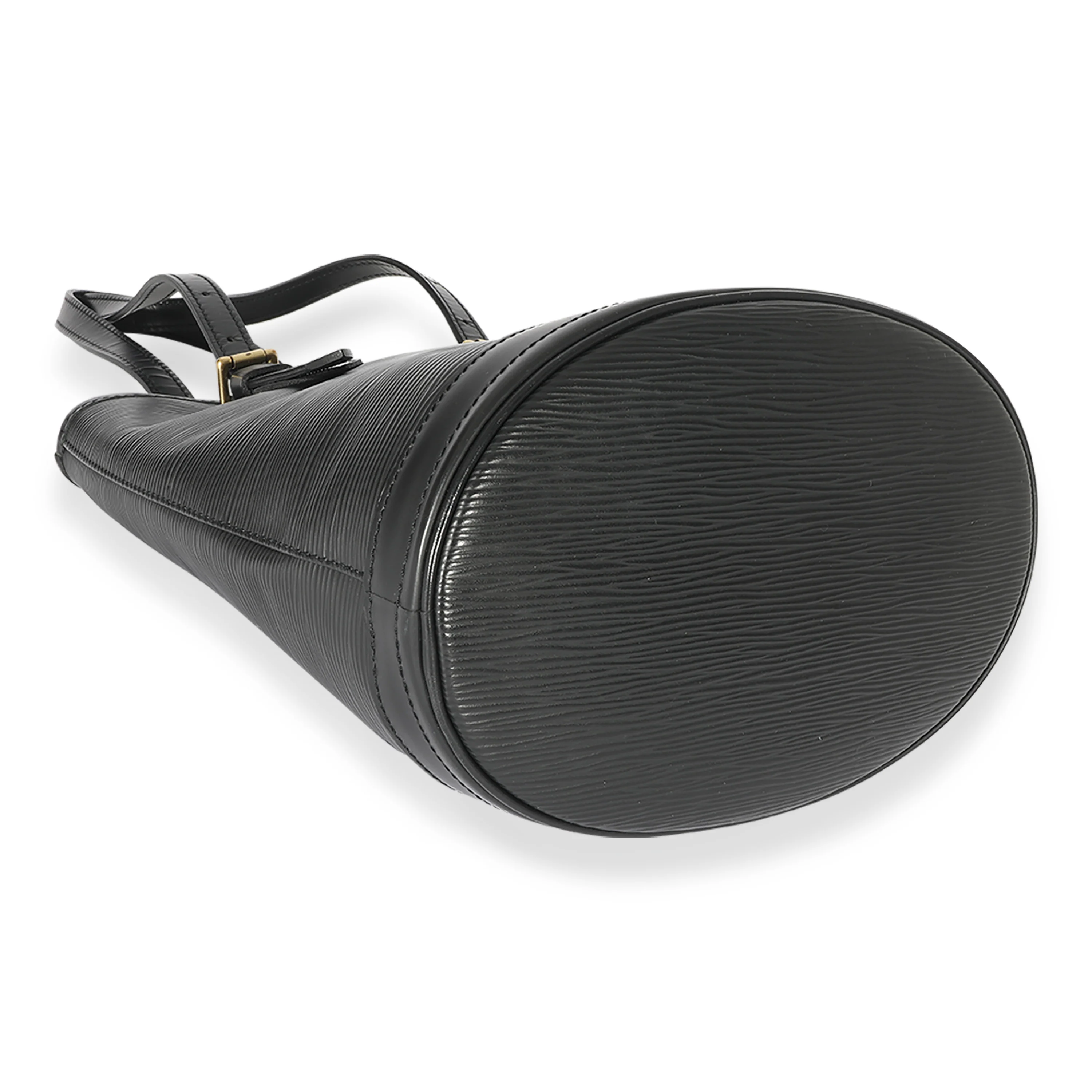 Louis Vuitton Black Epi Leather Petit Bucket Bag - Image 3