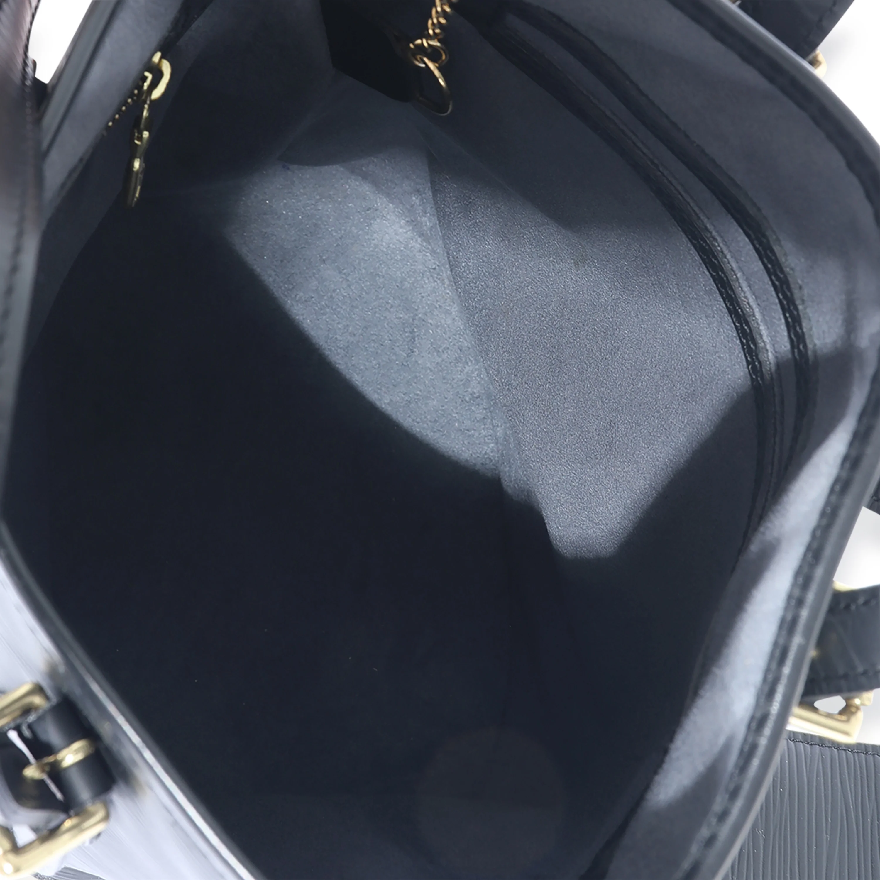 Louis Vuitton Black Epi Leather Petit Bucket Bag - Image 4