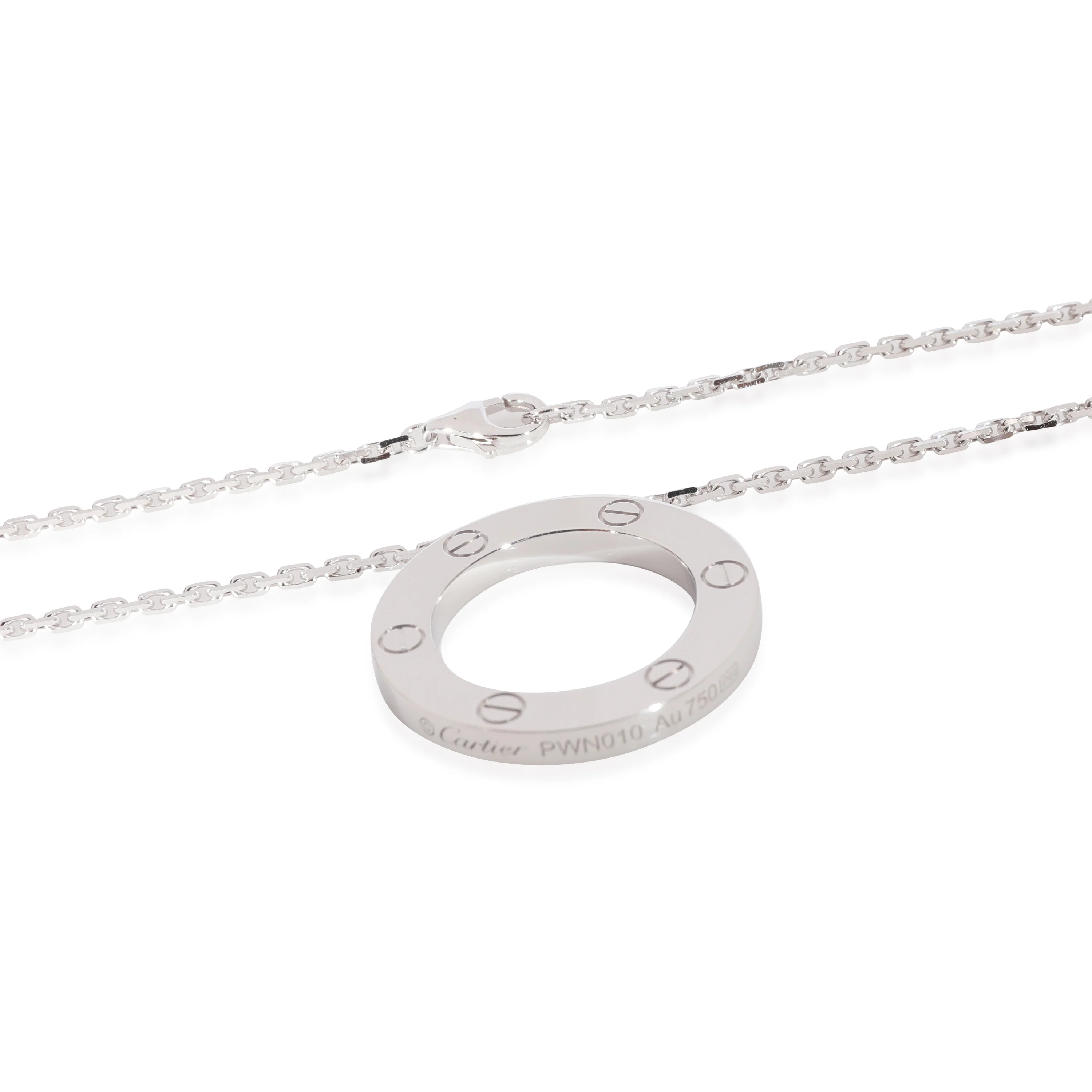 Cartier Love Pendant in 18k White Gold - Image 2