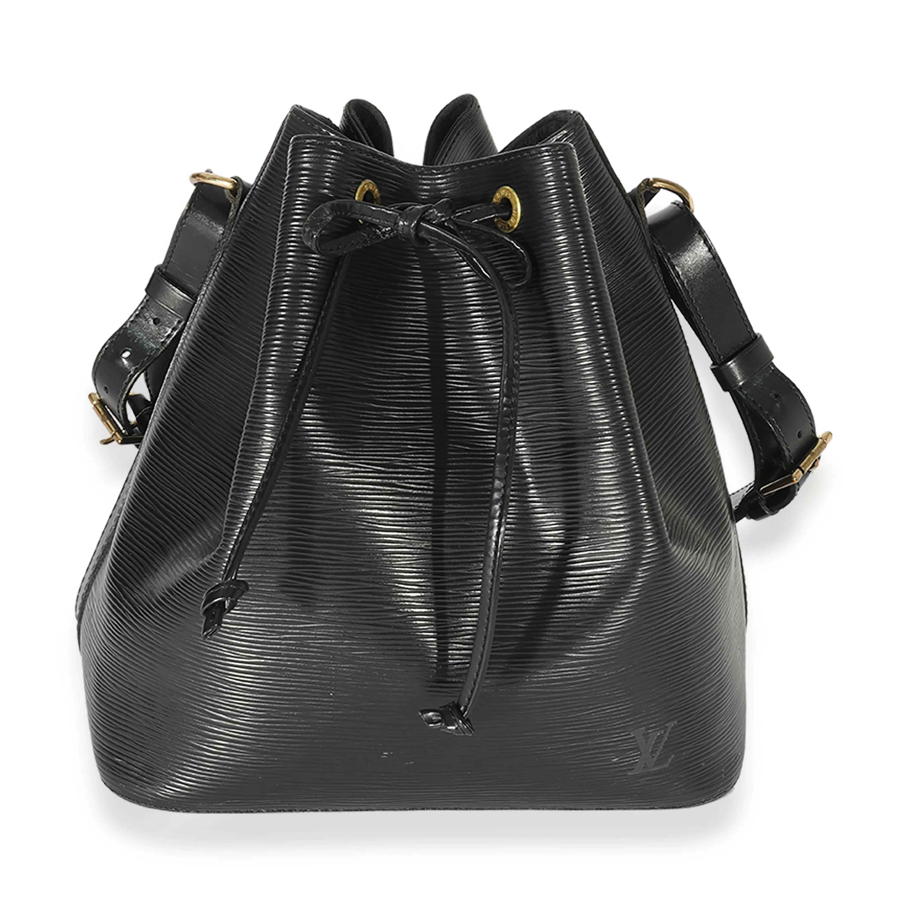 Louis Vuitton Vintage Black Leather Epi Noe