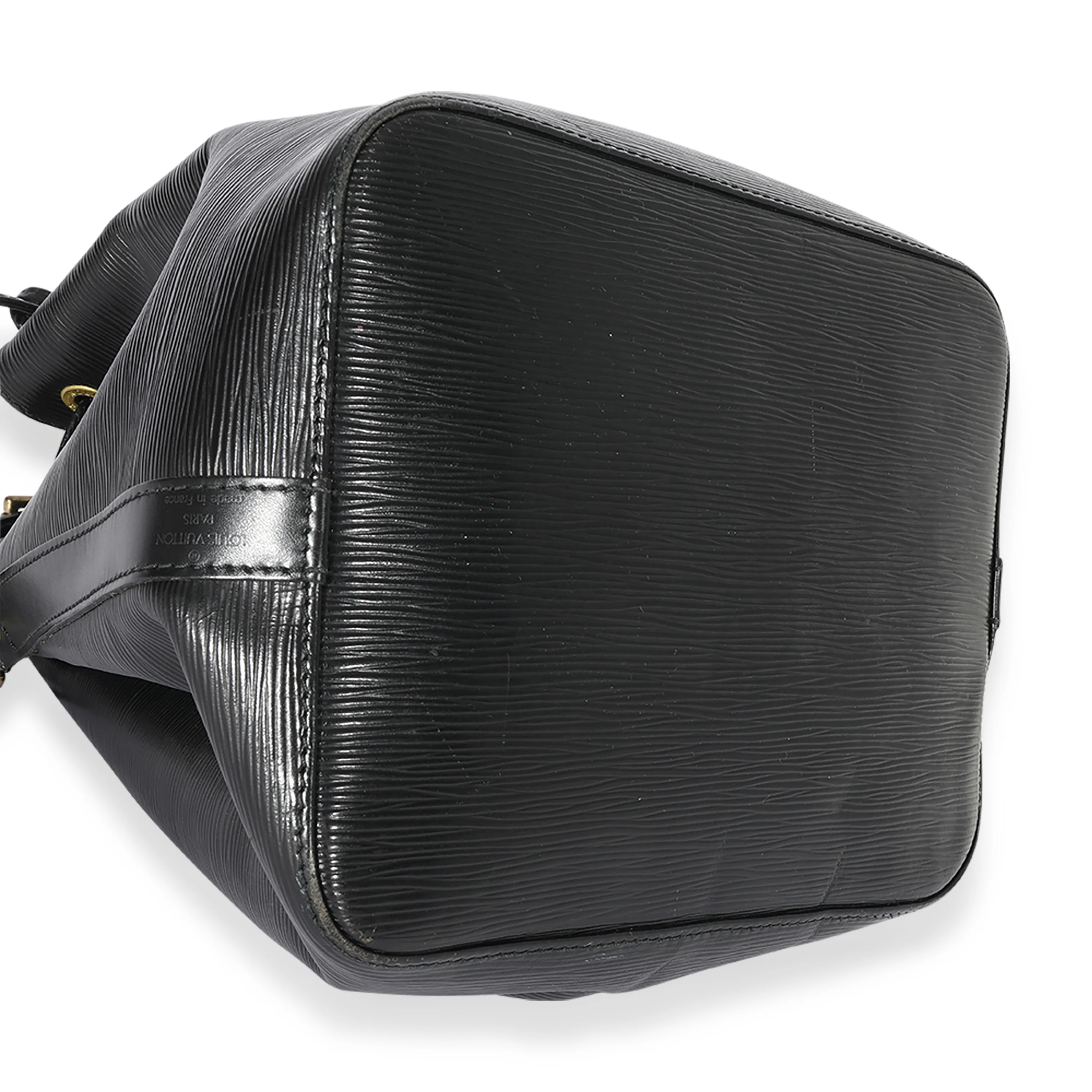 Louis Vuitton Vintage Black Leather Epi Noe - Image 3
