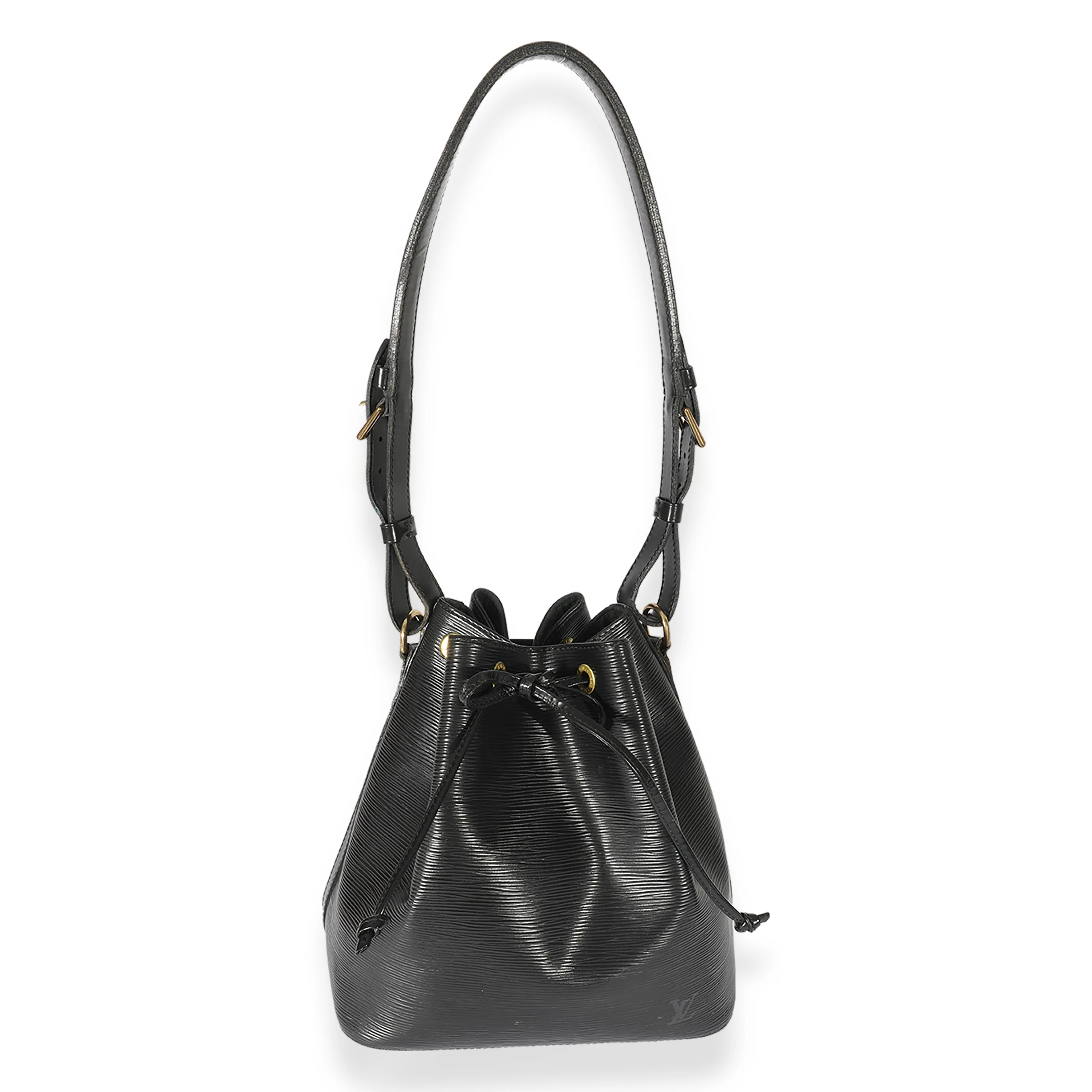 Louis Vuitton Vintage Black Leather Epi Noe - Image 4