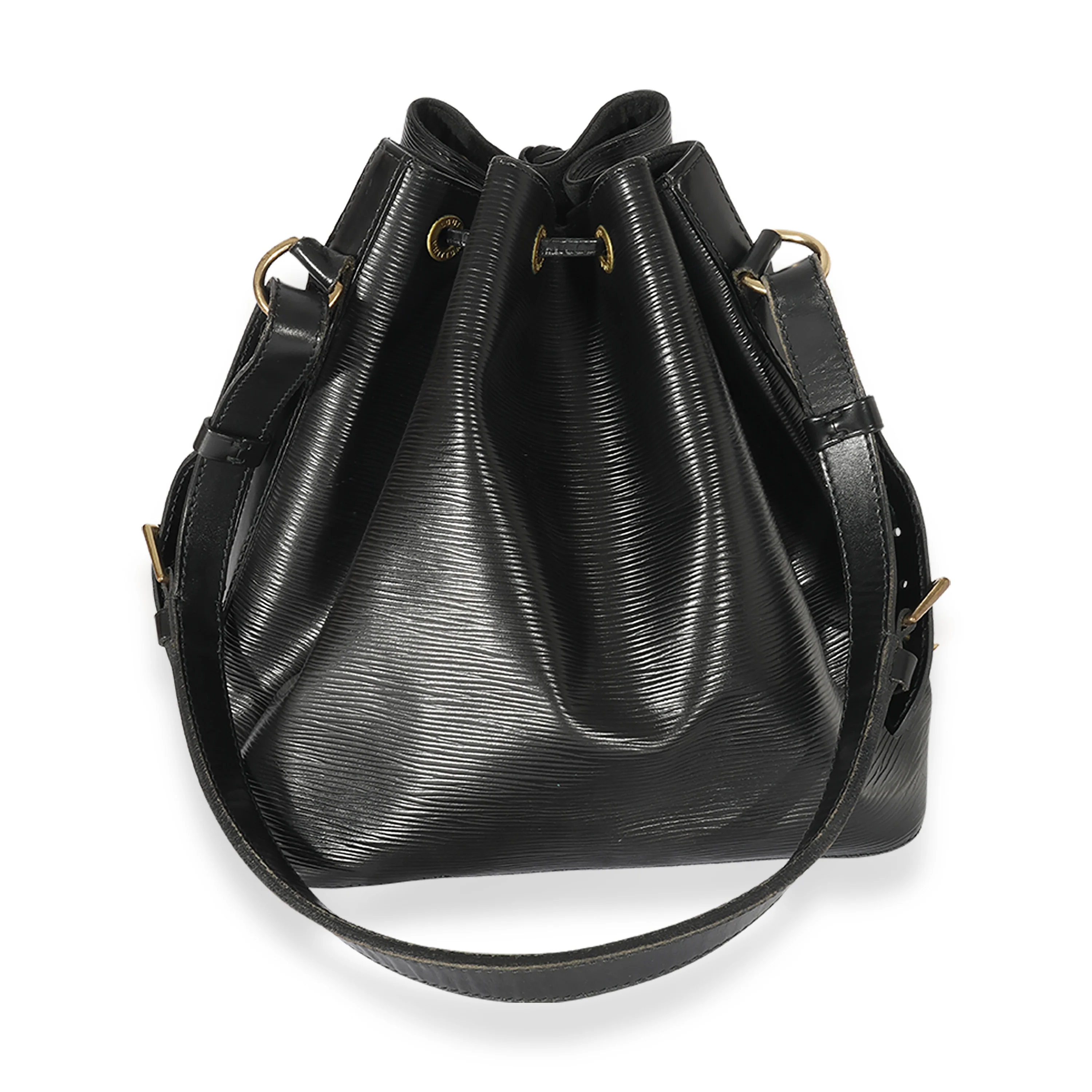 Louis Vuitton Vintage Black Leather Epi Noe - Image 5