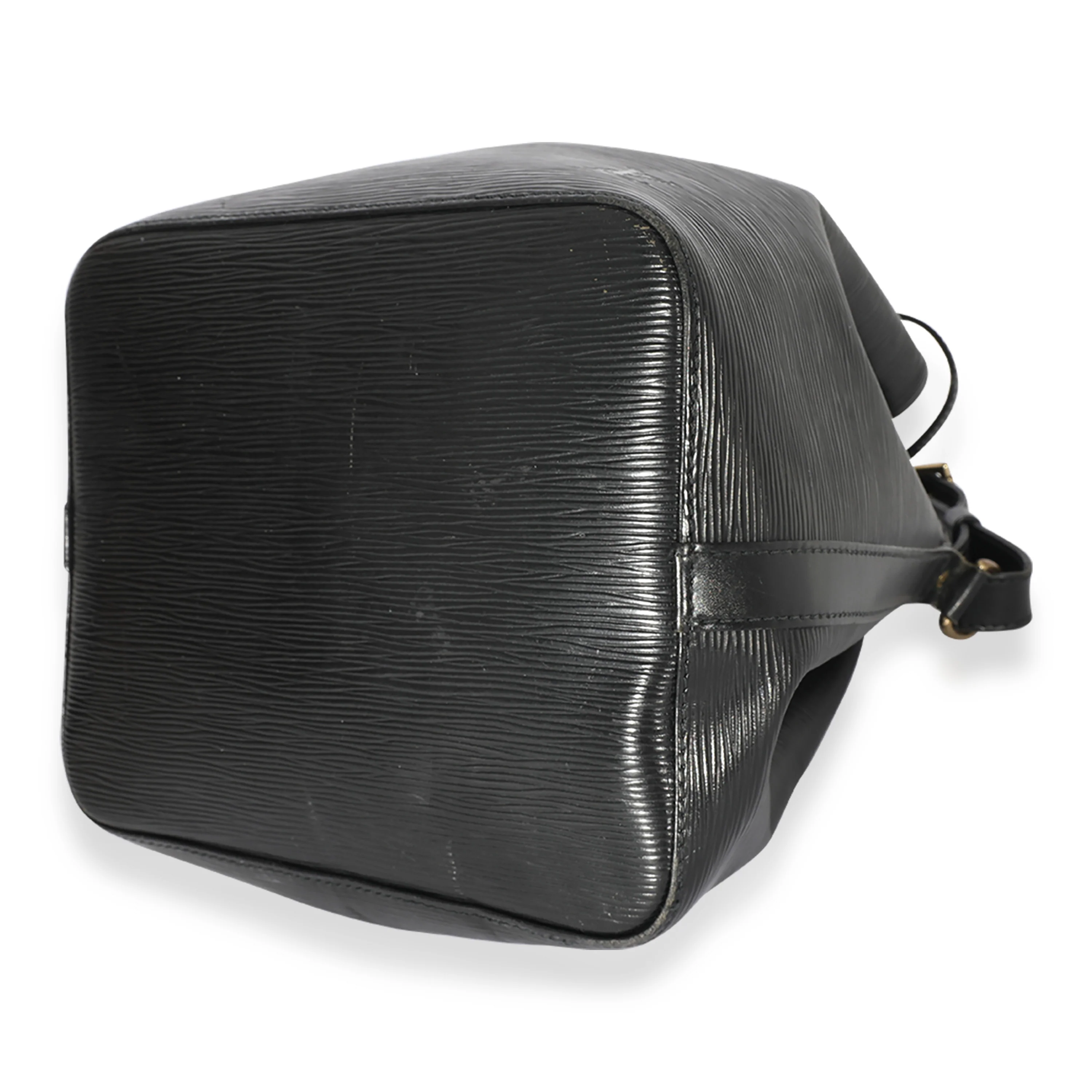 Louis Vuitton Vintage Black Leather Epi Noe - Image 6