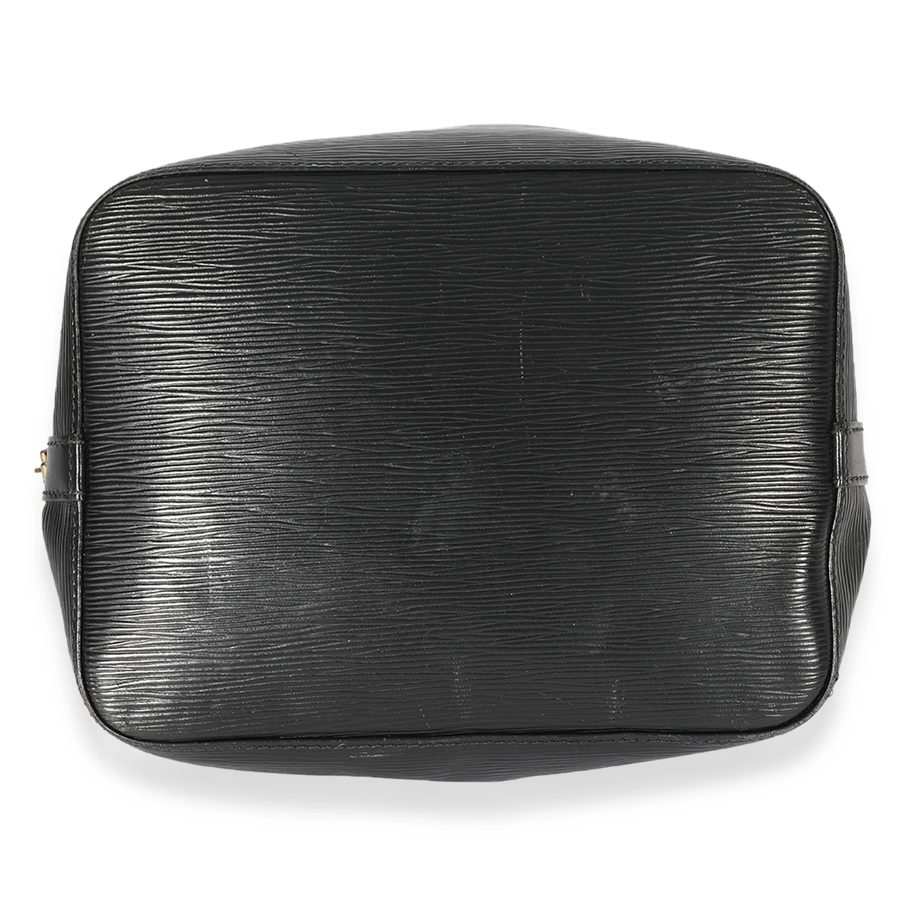 Louis Vuitton Vintage Black Leather Epi Noe - Image 7
