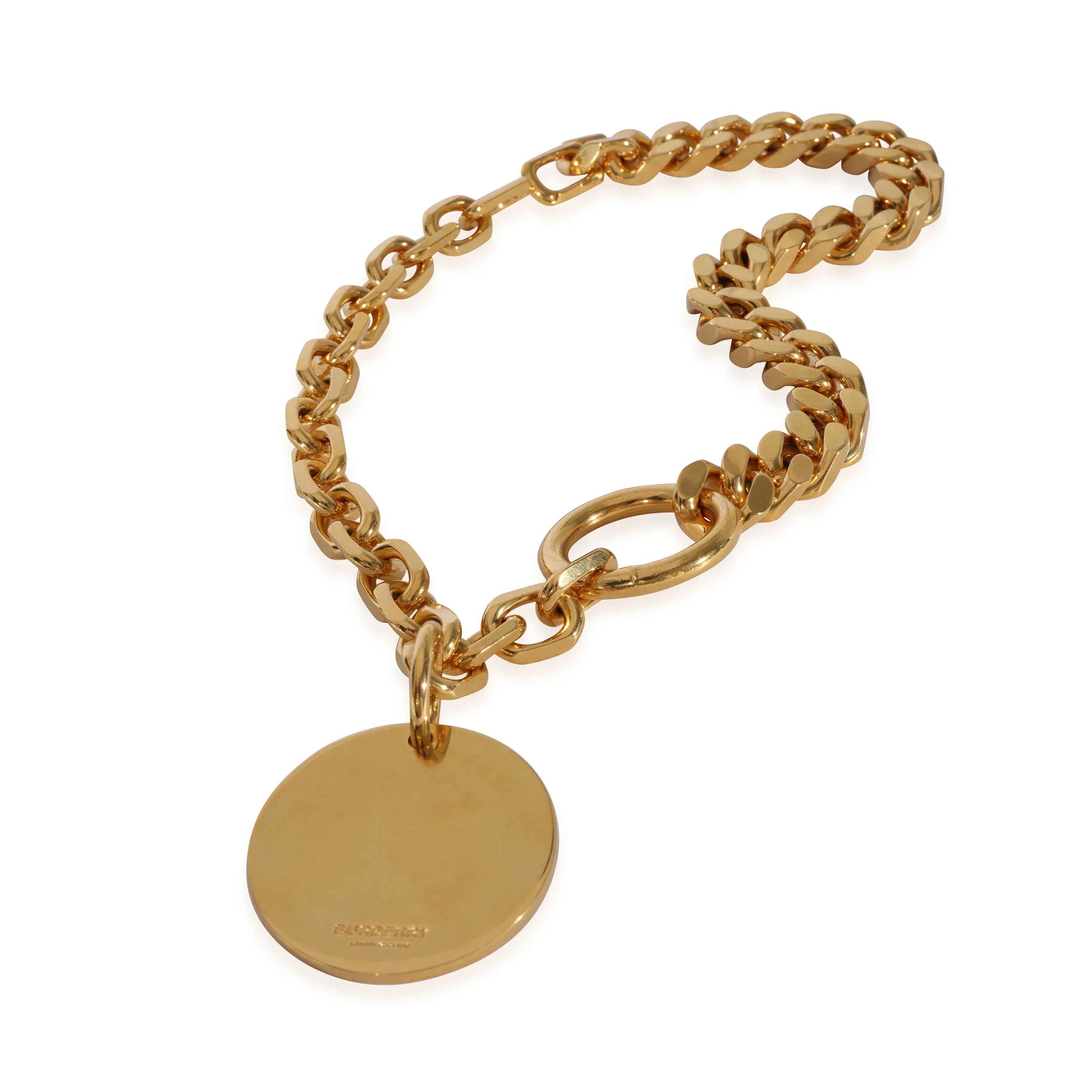 Burberry Multi-Chain Necklace with Round Medallion - Image 2