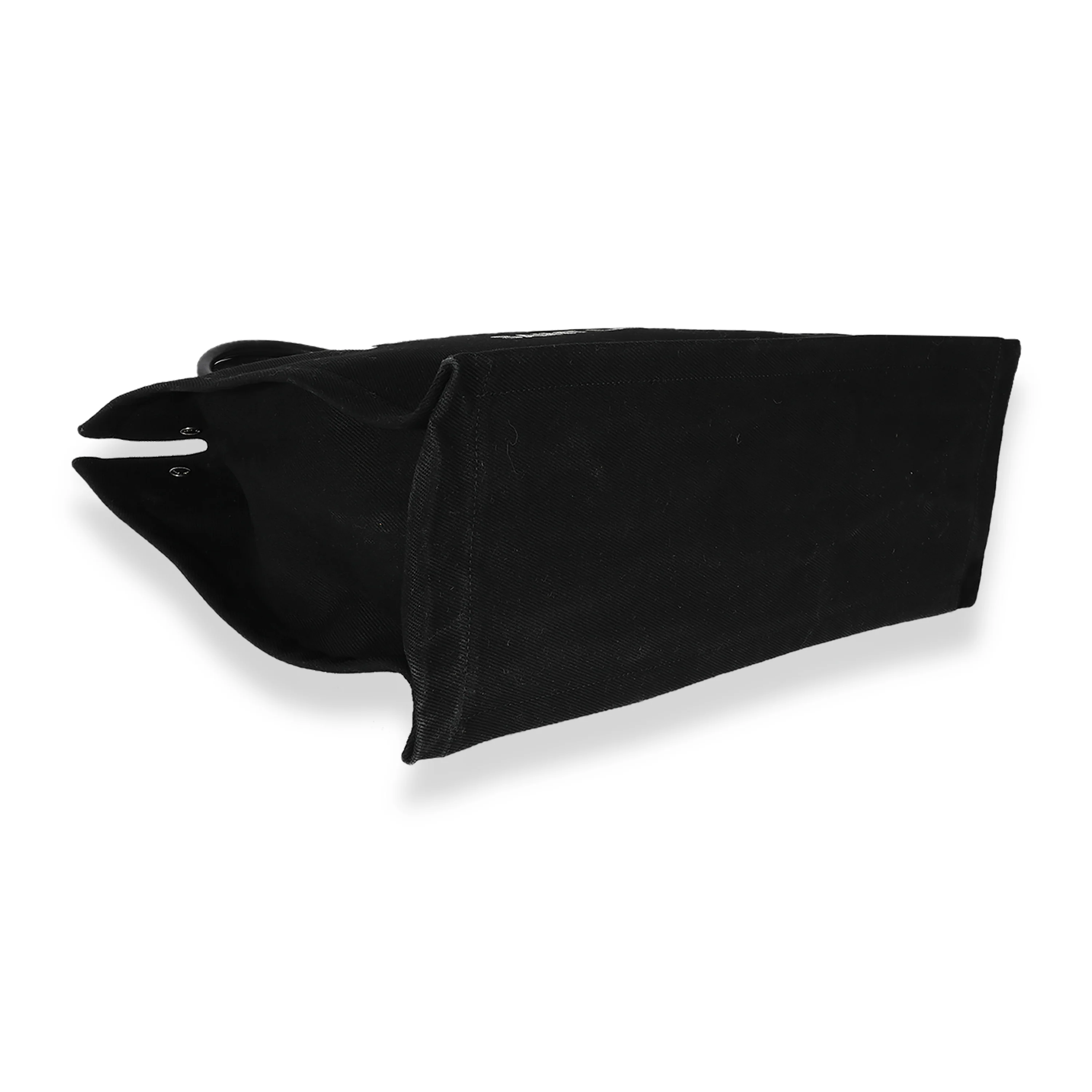 Saint Laurent Black Canvas Large Rive Gauche Tote - Image 7