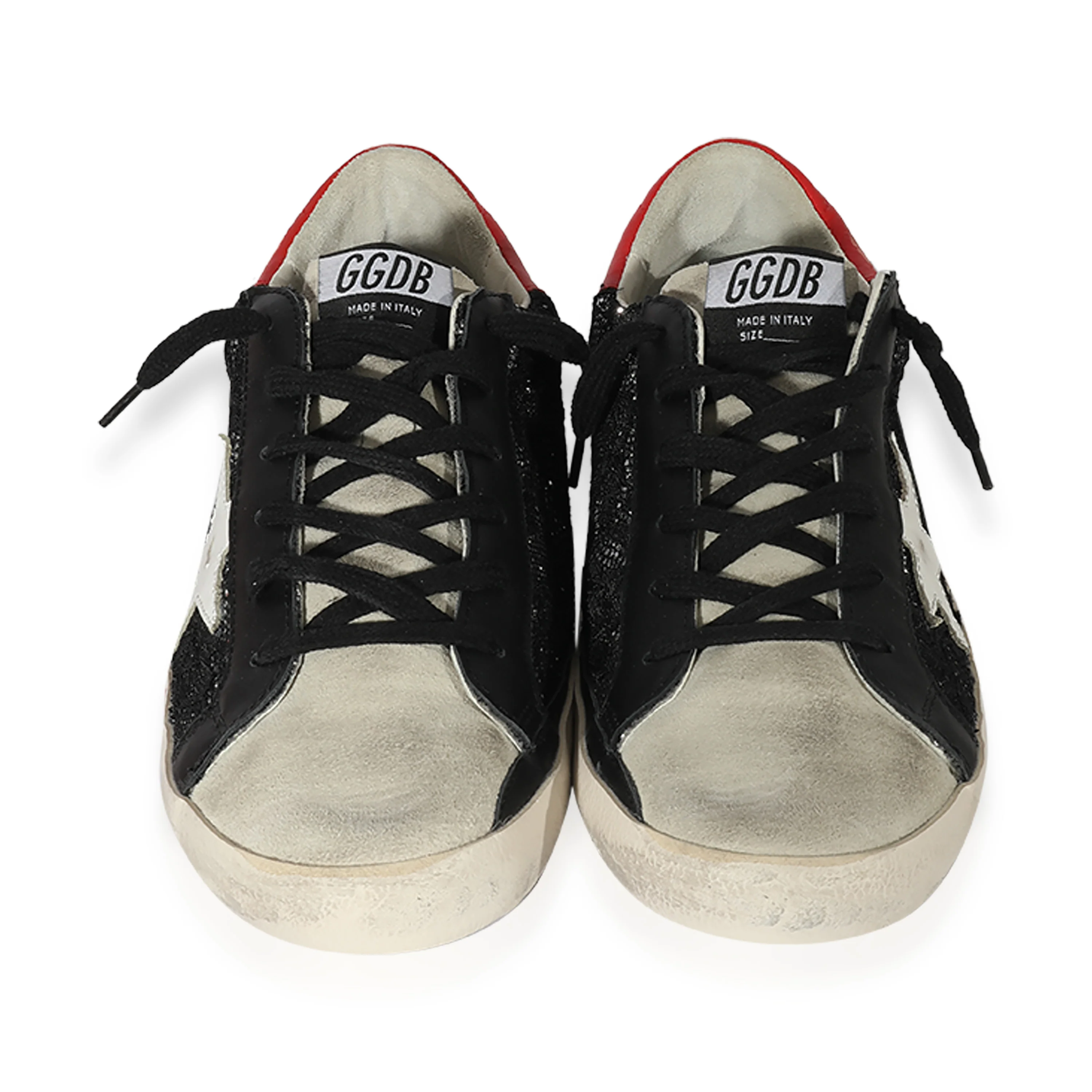Golden Goose Wmns Superstar Black Red - Image 3