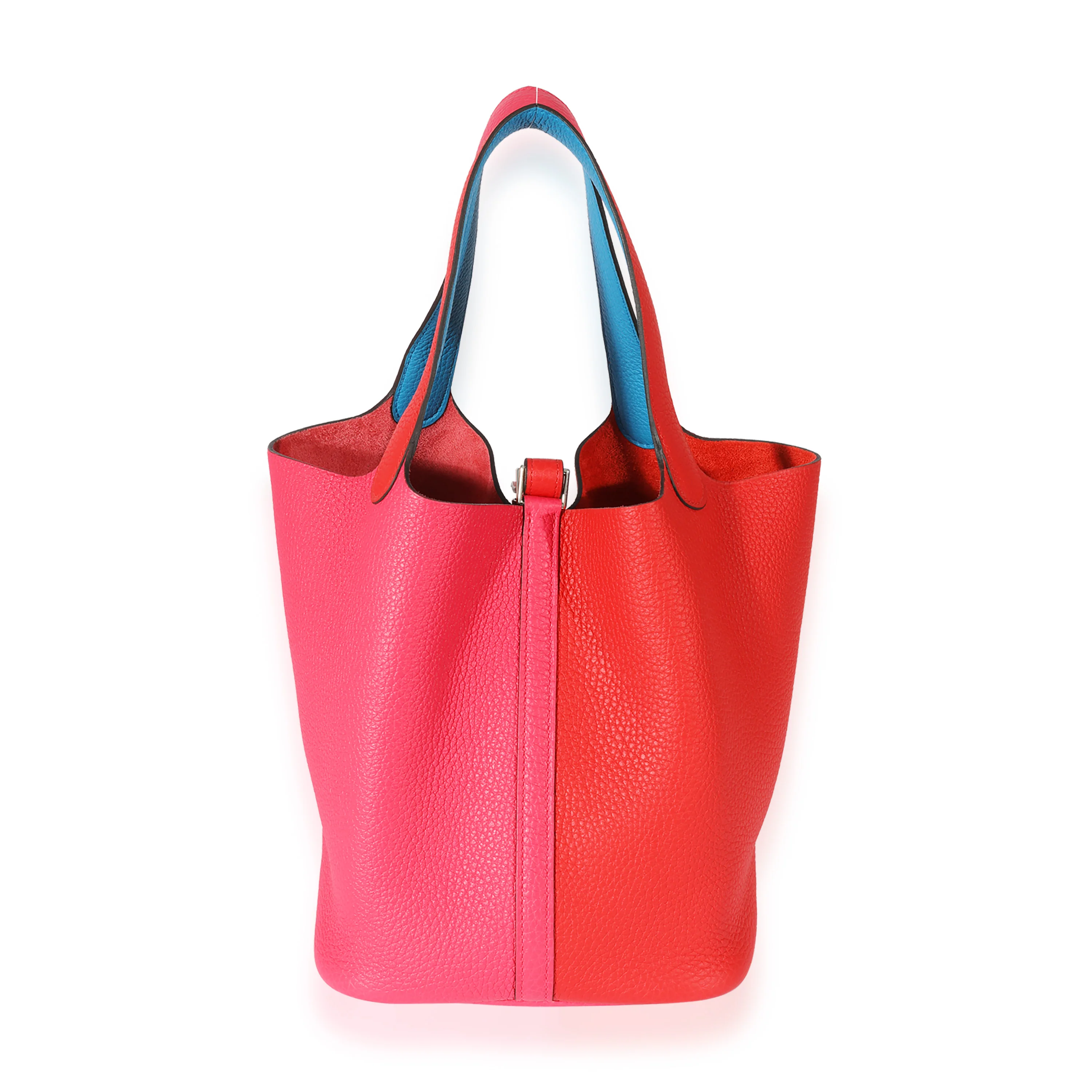 Hermès Rouge Coeur Rose Extreme Zanzibar Clemence Picotin Lock 22 - Image 3