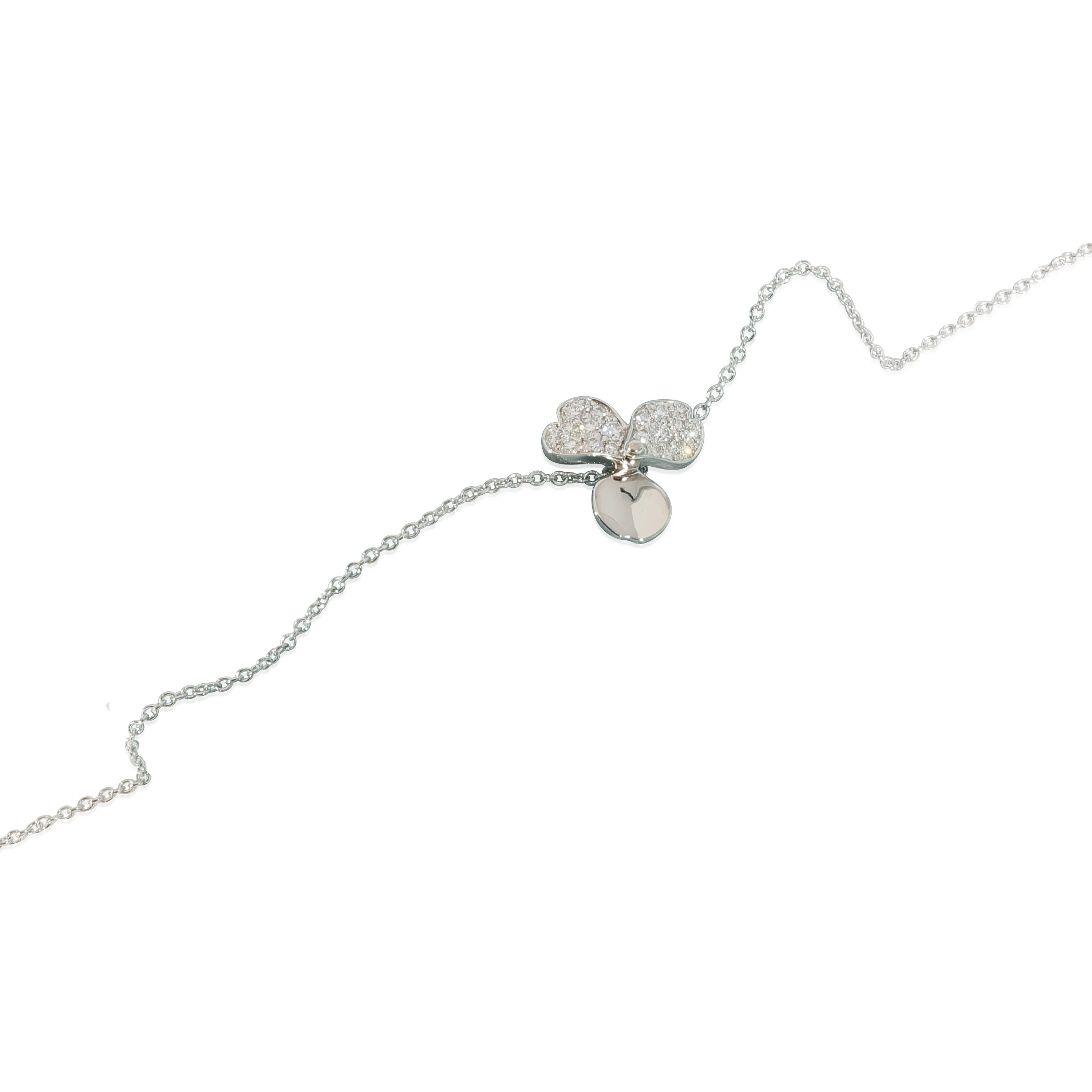 Paper Flowers Diamond Bracelet in Platinum 0.17 CTW - Image 2